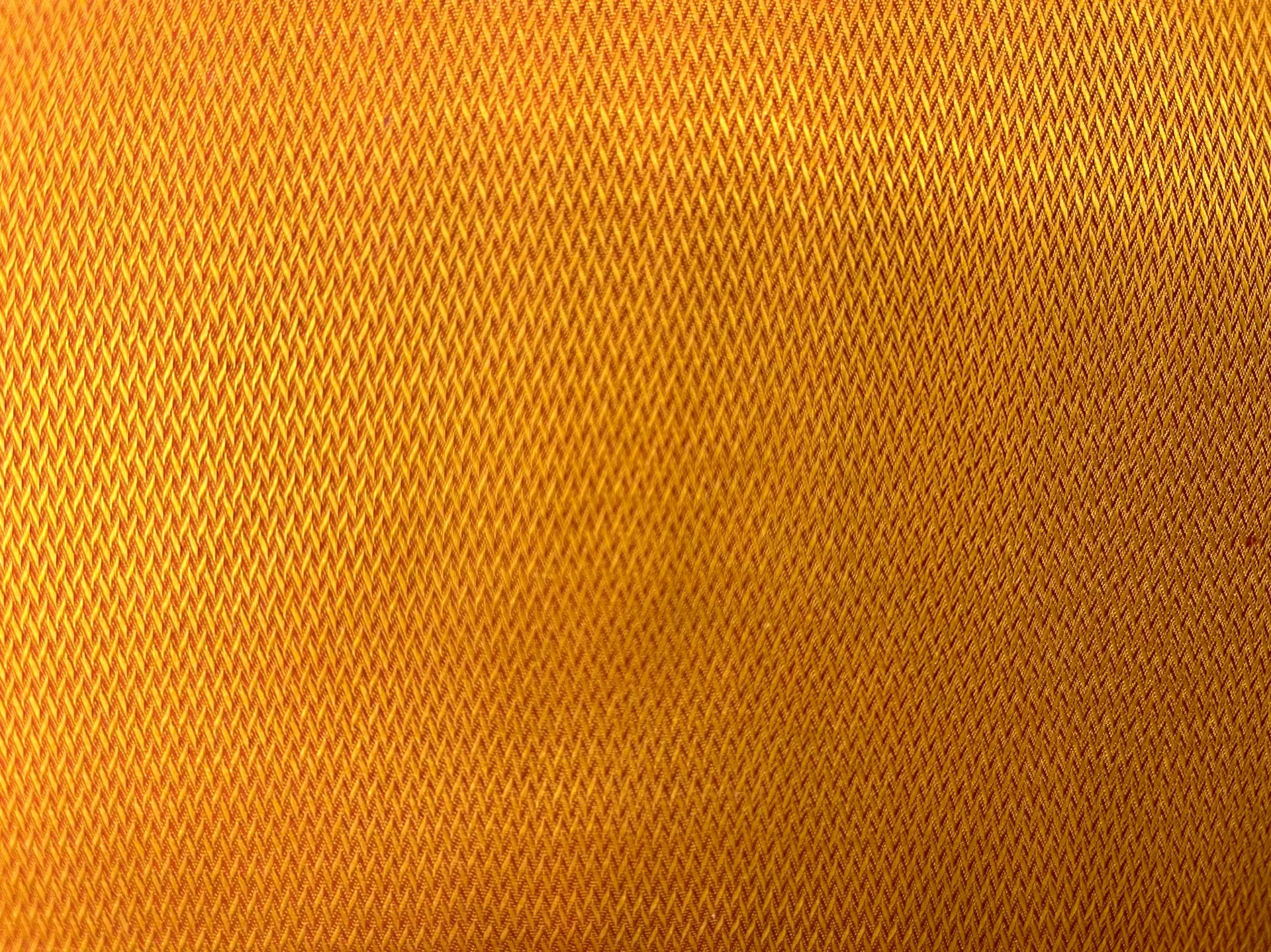 Made in Italy 100% Silk Iridescent Pique in Orange