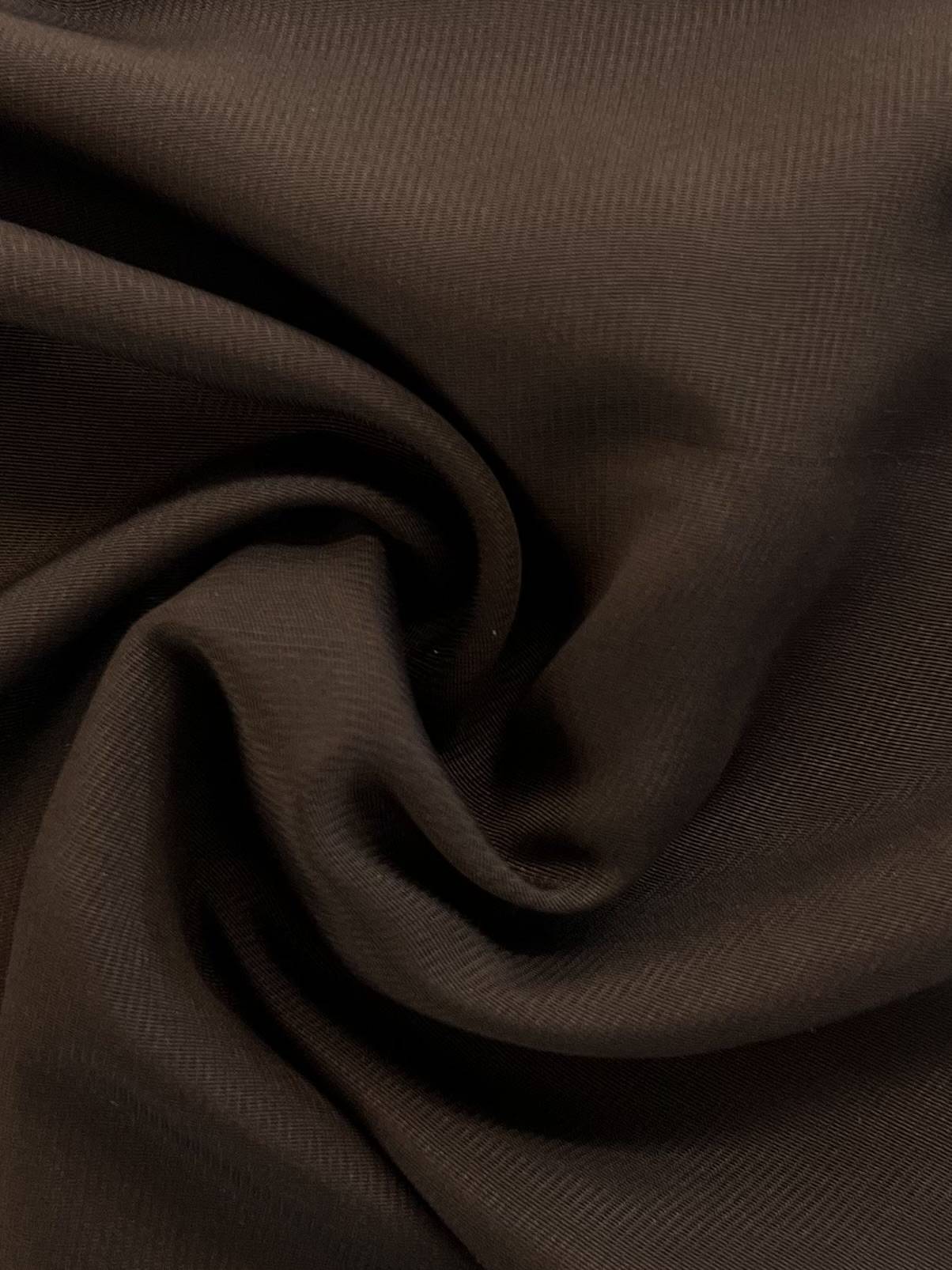 Made in Italy 100% Silk Twill in Raisin