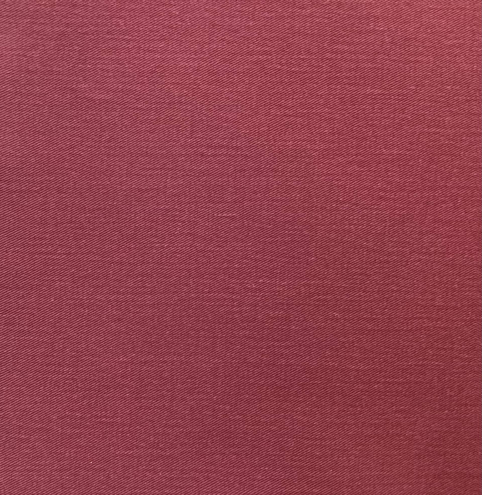 Cotton Pre Shrunk Sanded Twill in Burgundy
