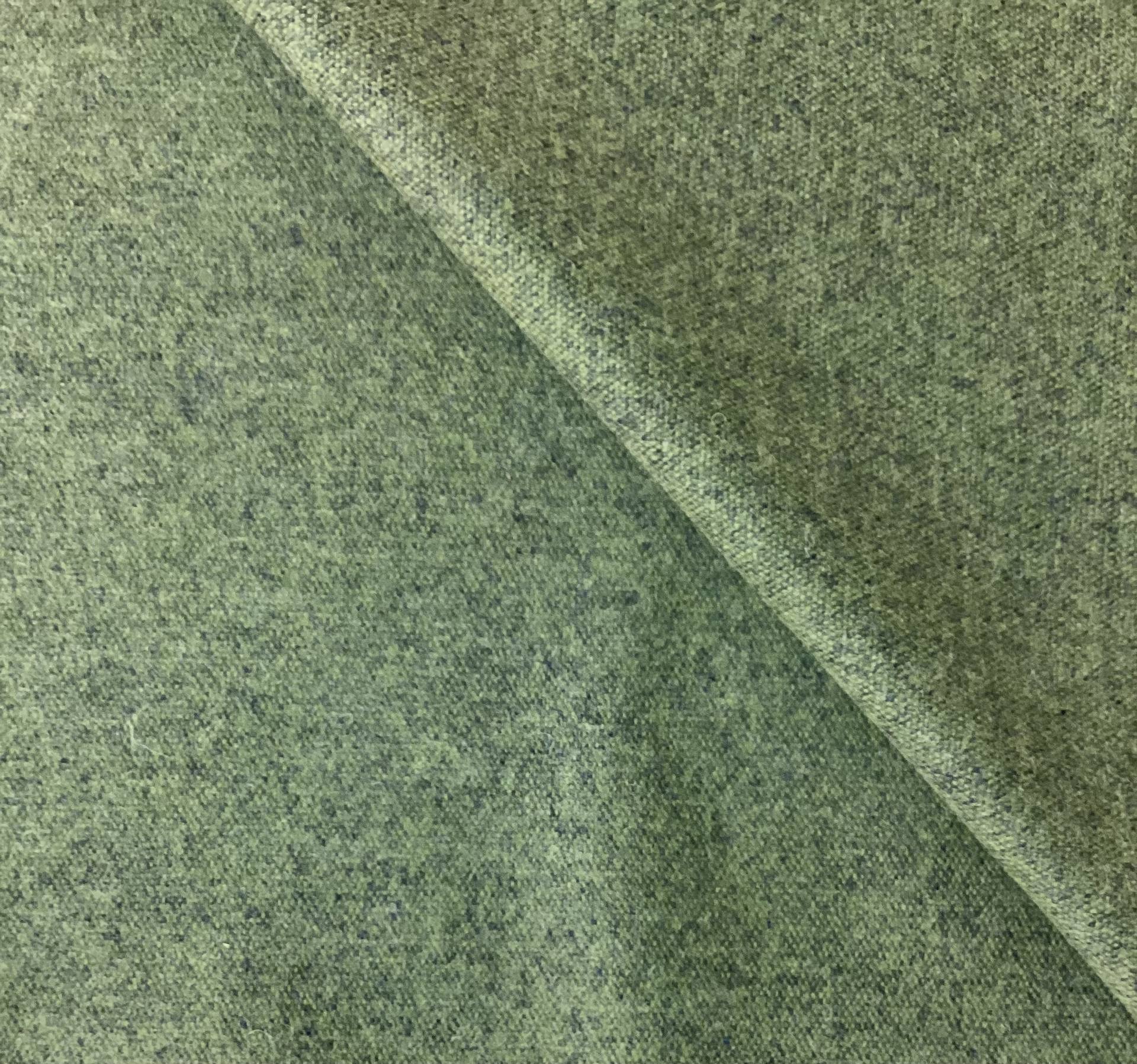Austrian Wool Nylon Elastic Flannel Iridescent In Jade