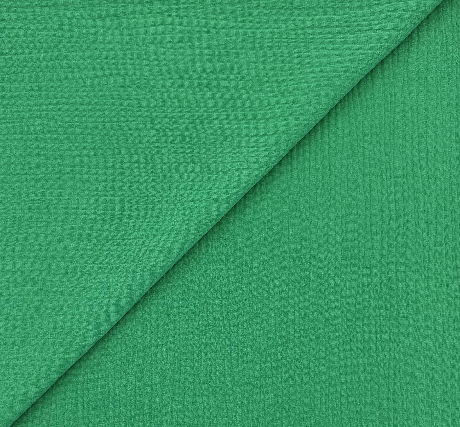 Cotton Double Gauze in Jade