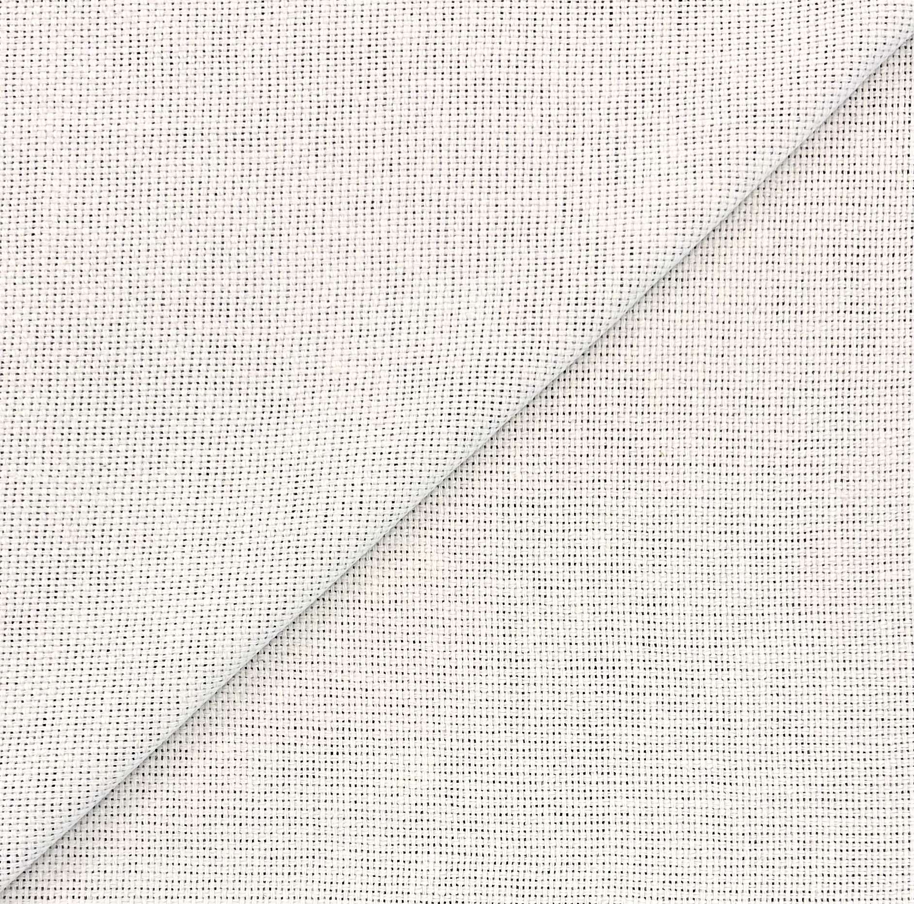 Linen Poly Basketweave in Off White