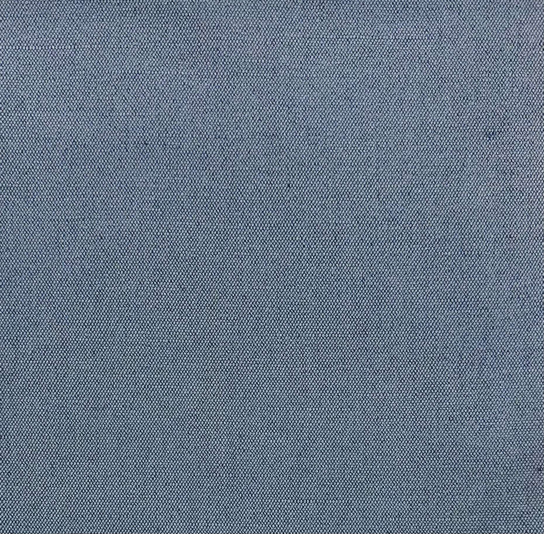 Belgian Linen Cotton High Performance Upholstery in Slate Blue
