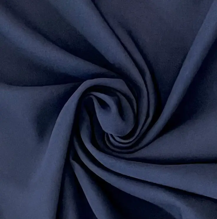 Made in Italy 100% Silk 6 Ply Crepe in Navy
