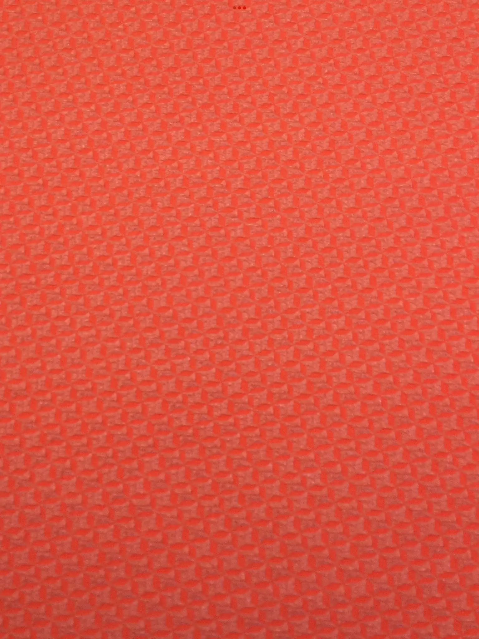 Italian Stretch Viscose Houndstooth Damask in Neon Orange
