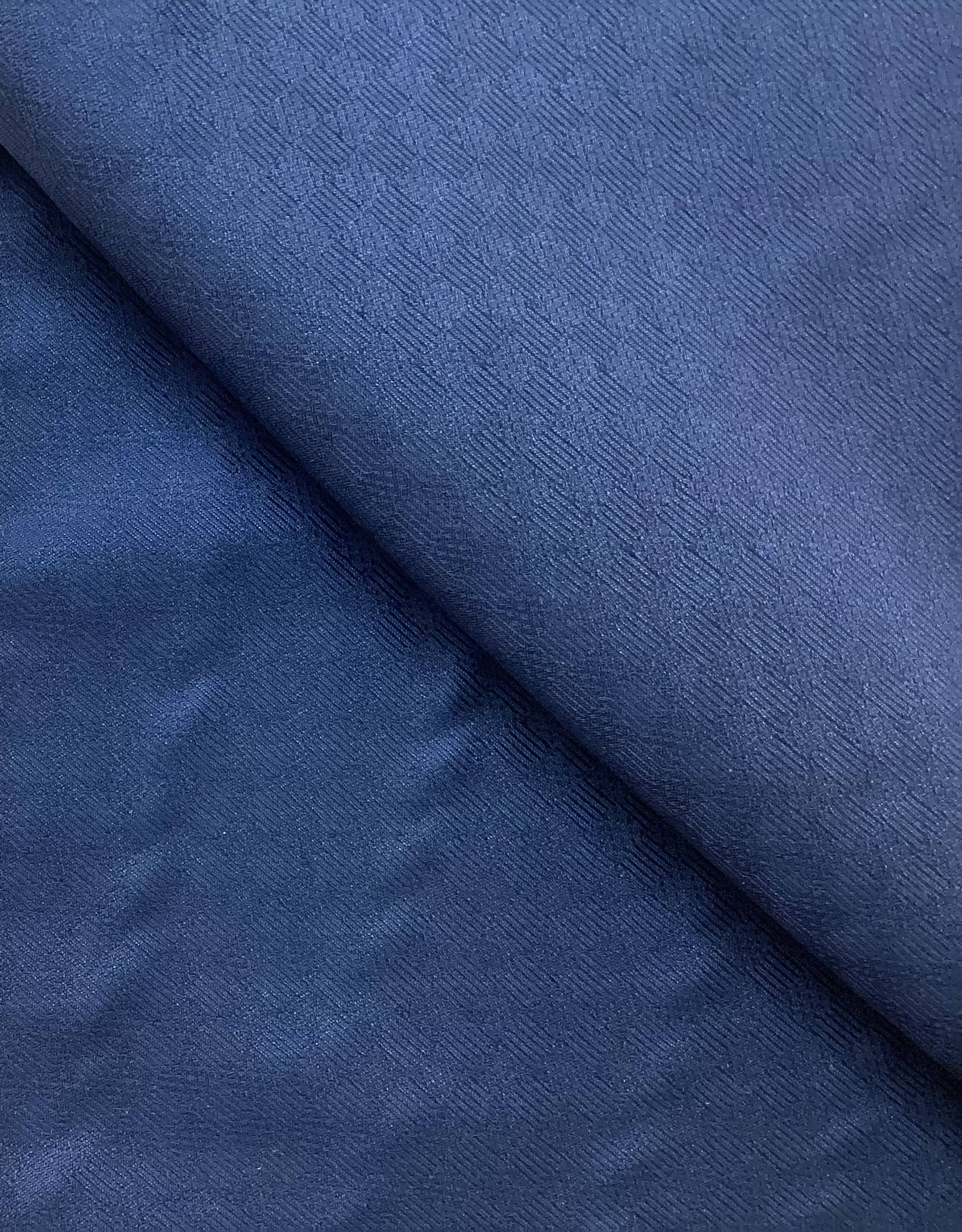 Made in Italy 100% Silk Diamond Jacquard in Ocean