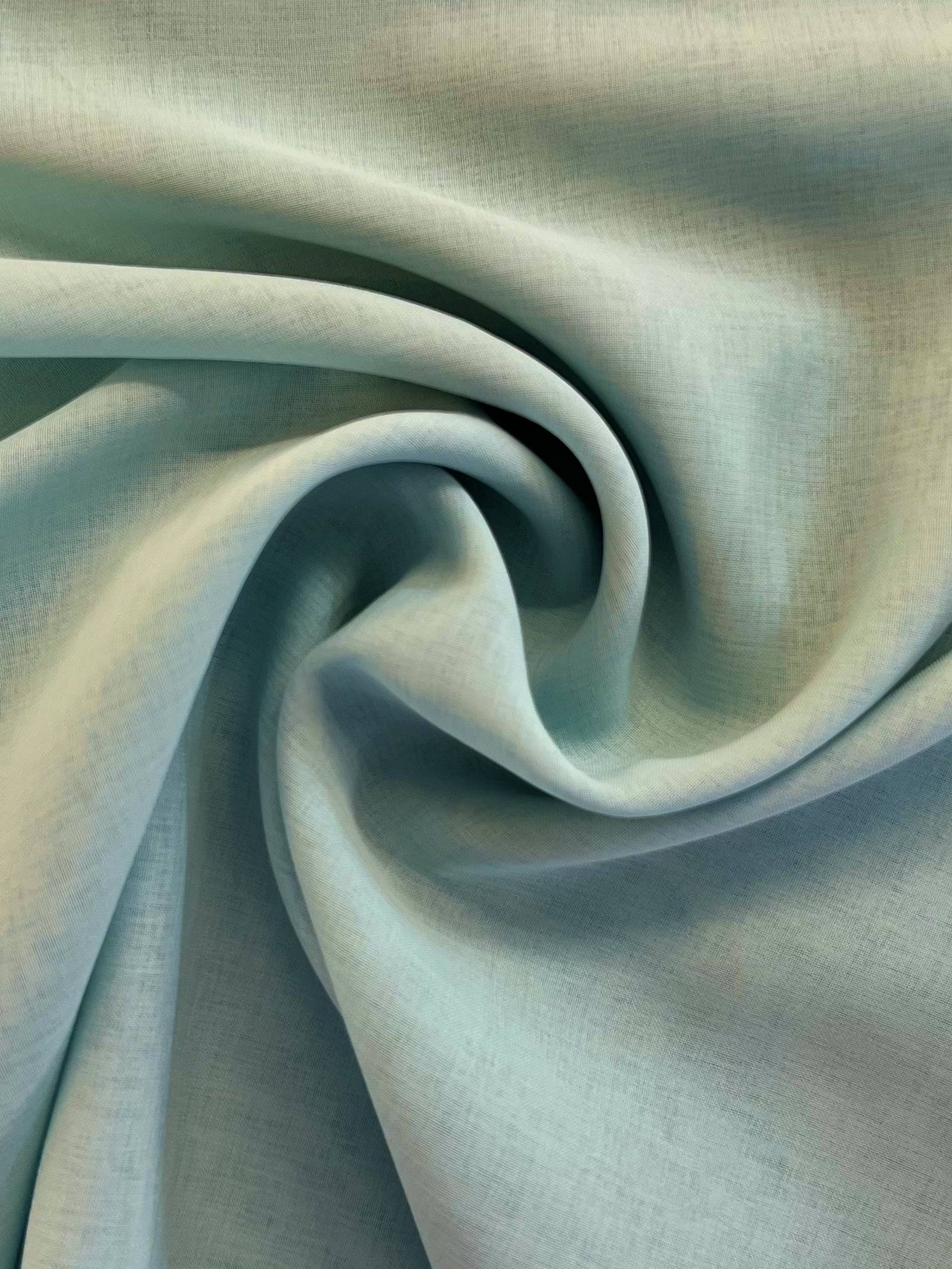 Japanese Polyester Gauze Chiffon in Tiff Blue