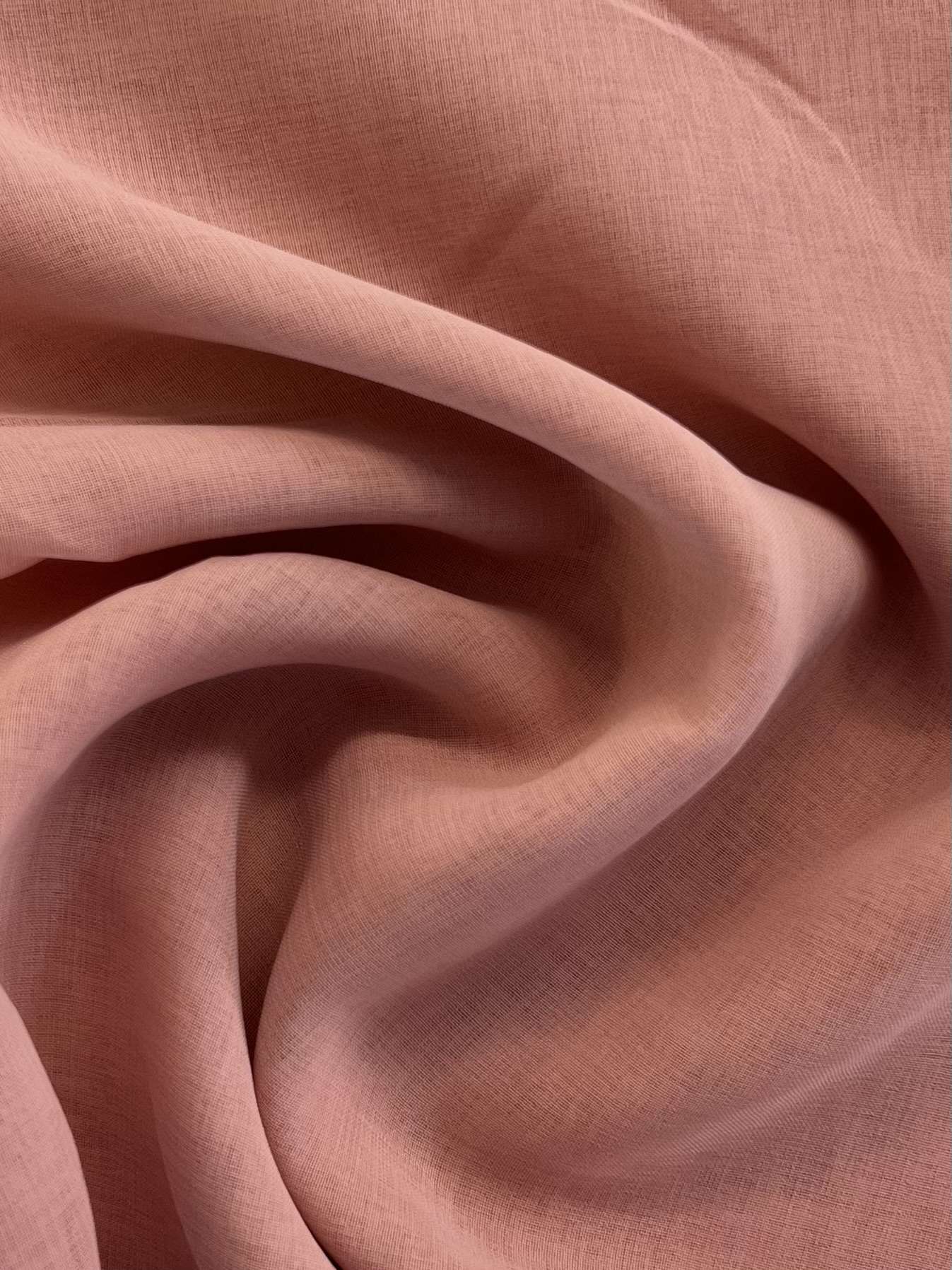 Japanese Polyester Gauze Chiffon in Shrimp