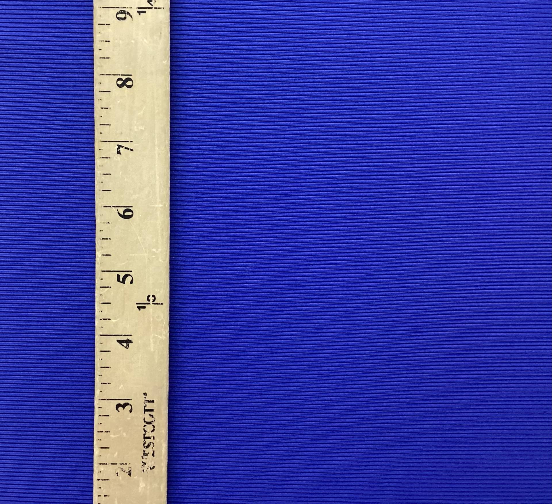 Polyester & Nylon Stretch Rib Knit In Blue Sapphire