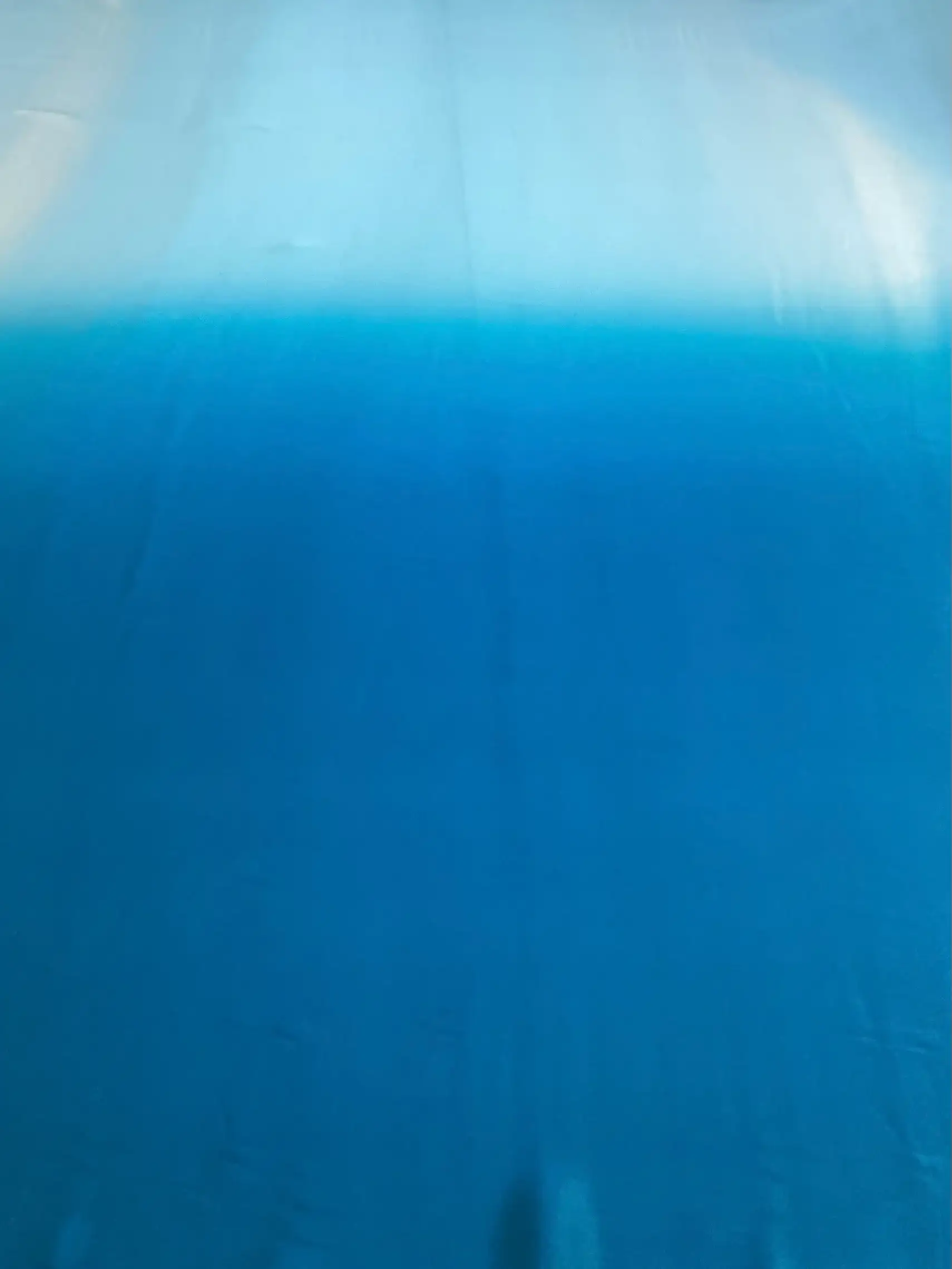 Ombre Polyester Charmeuse in Teal