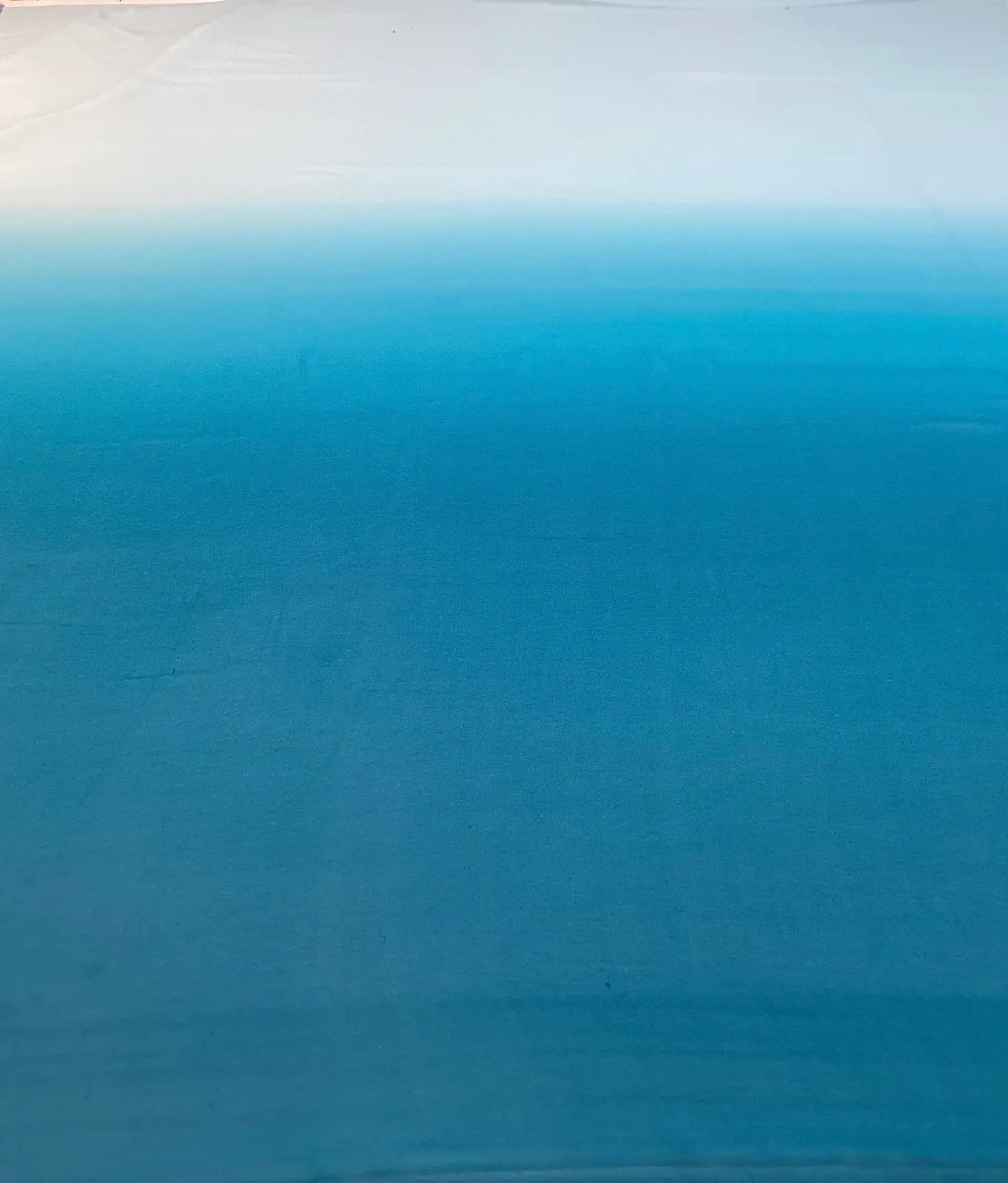 Ombre Polyester Chiffon in Teal