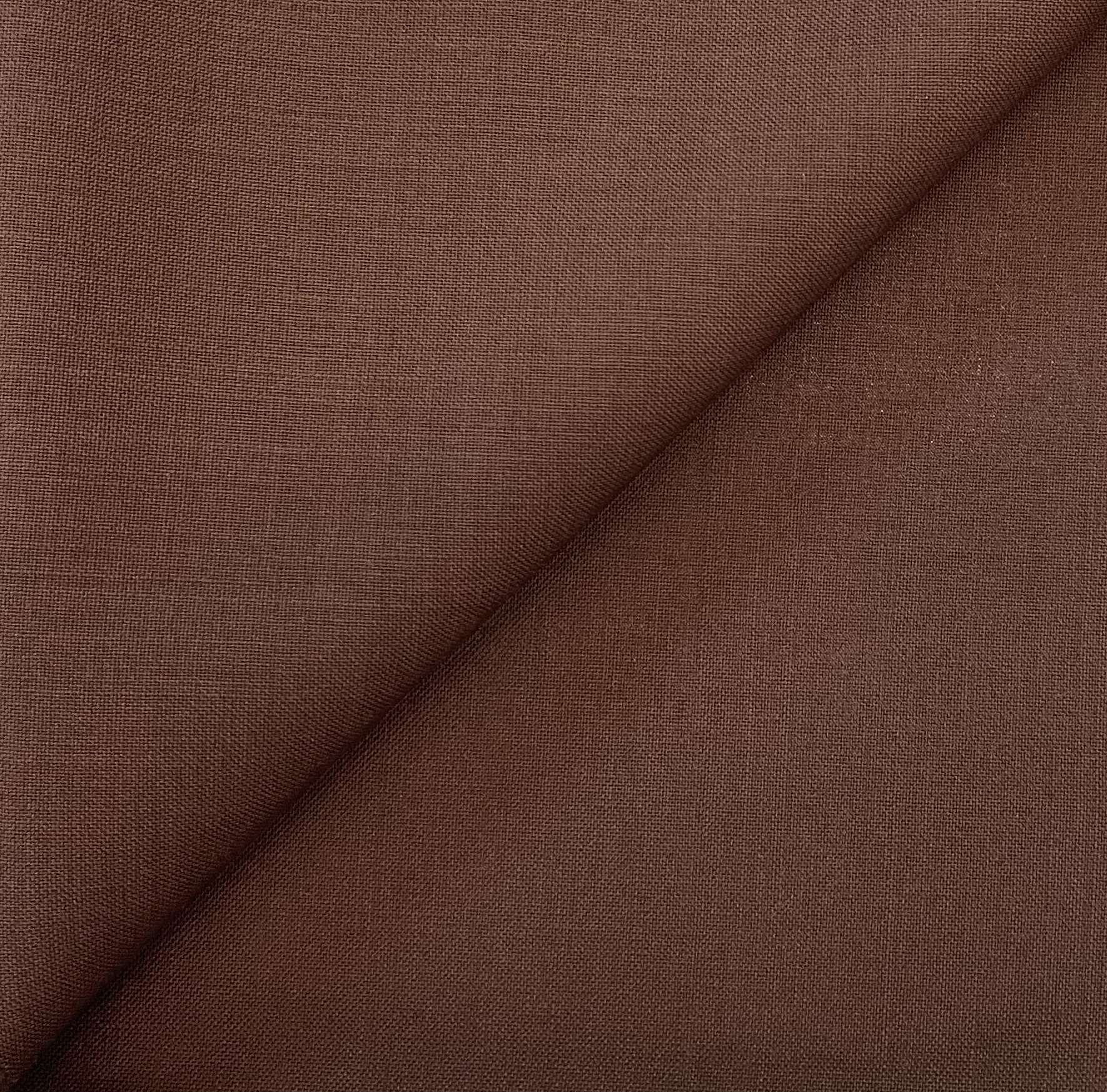 Made in England Mohair Wool Suiting in Brown