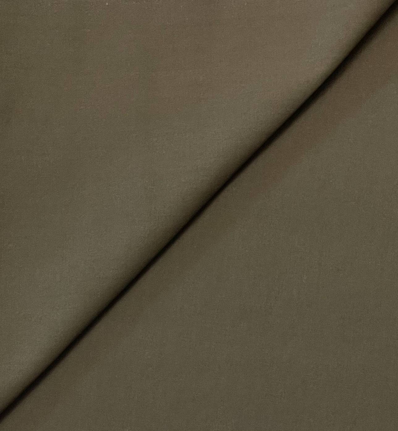 Pima Cotton Fine Twill in Brown
