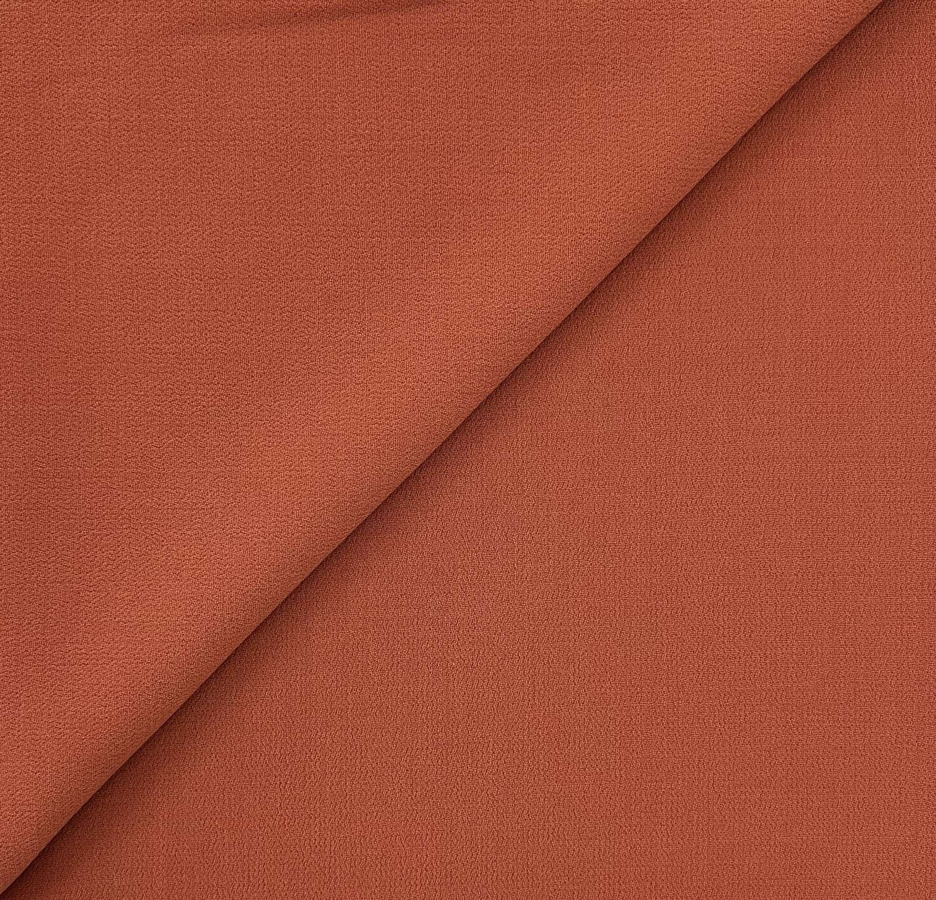 Italian Virgin Wool Double Crepe in Saffron
