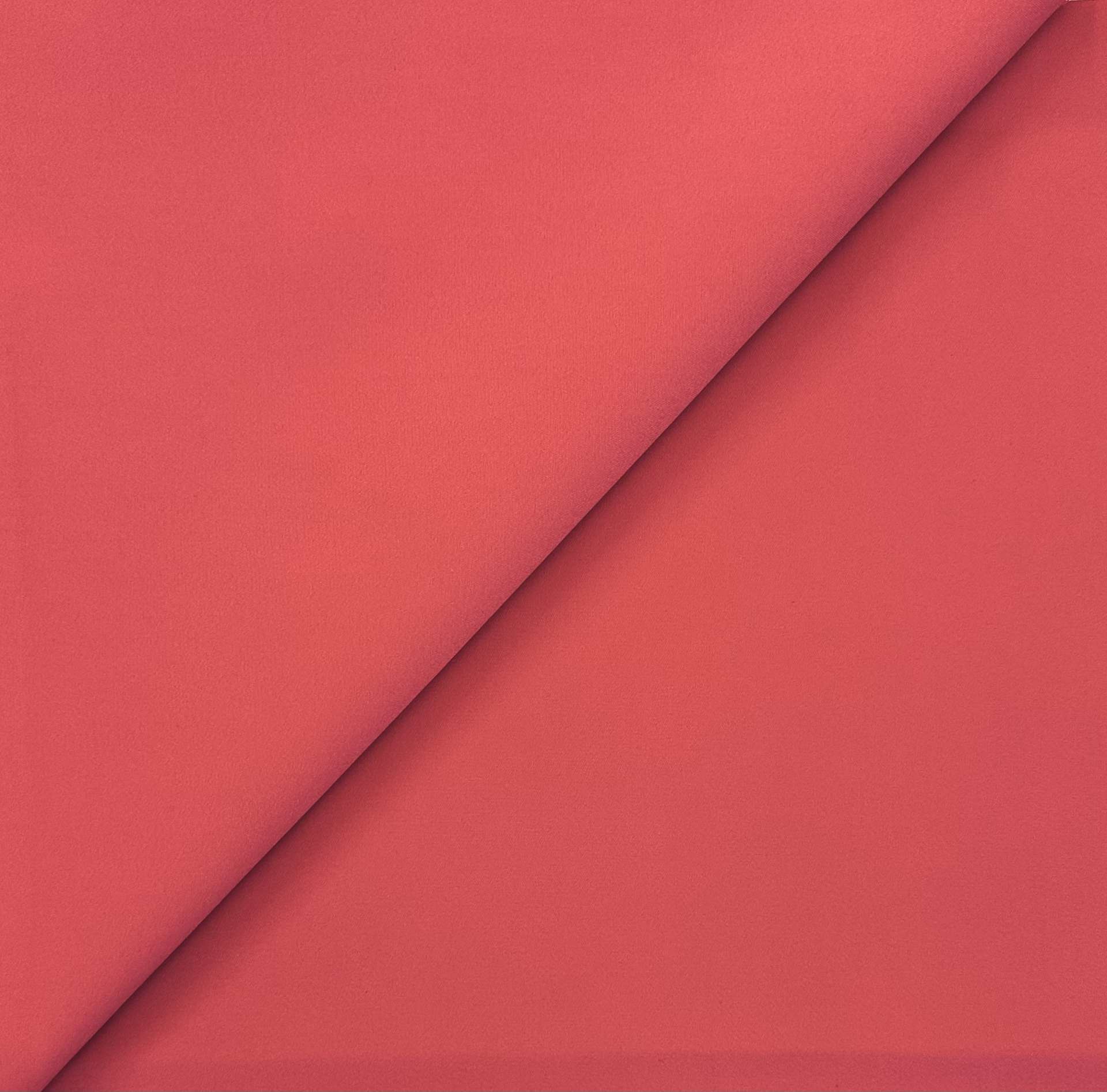 Cotton Nylon Spandex Suiting in Tomato