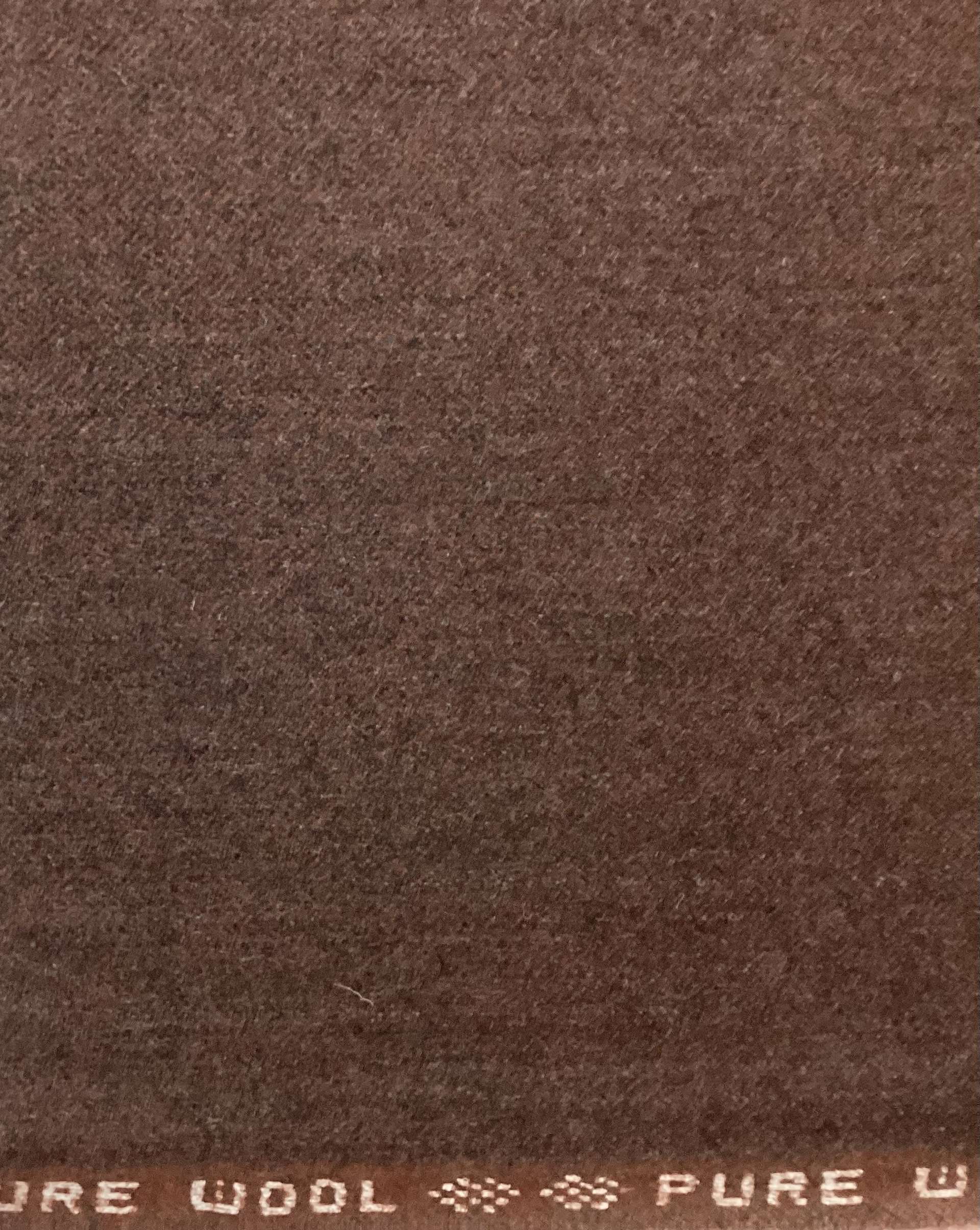 Made in Austria100% Wool Herringbone In Red Mahogany