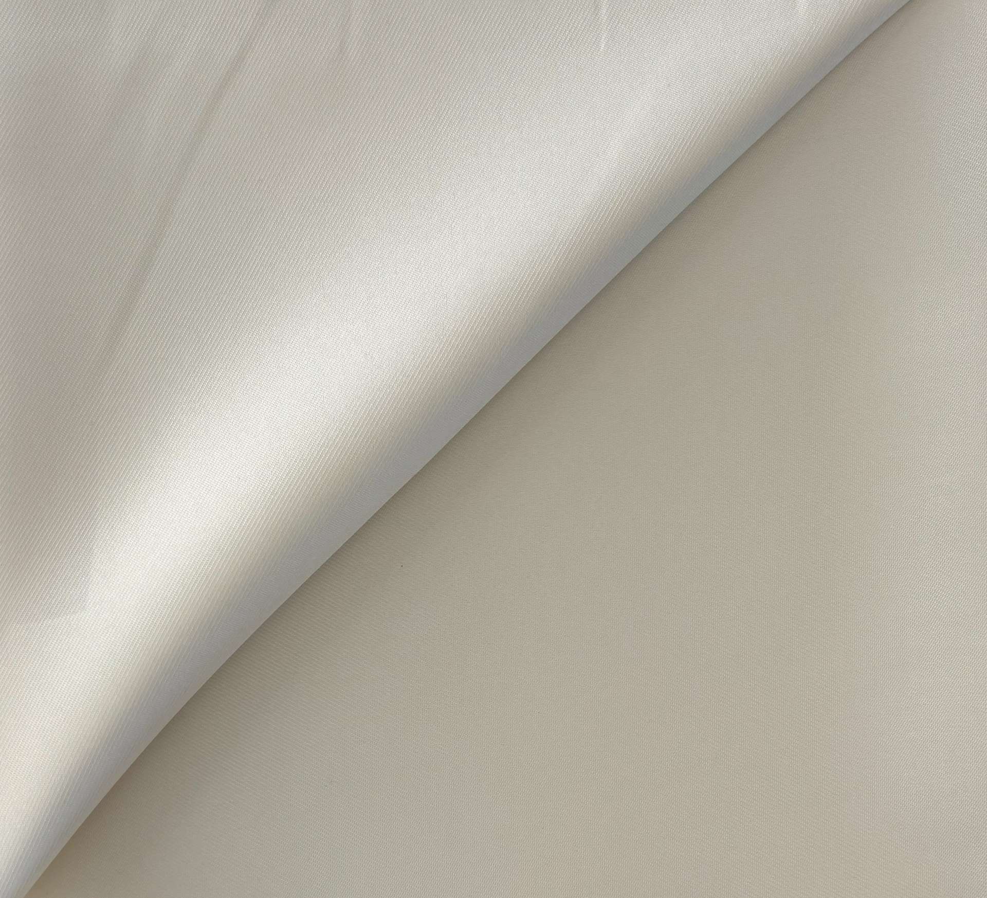Polyester Twill Mikado in Diamond White