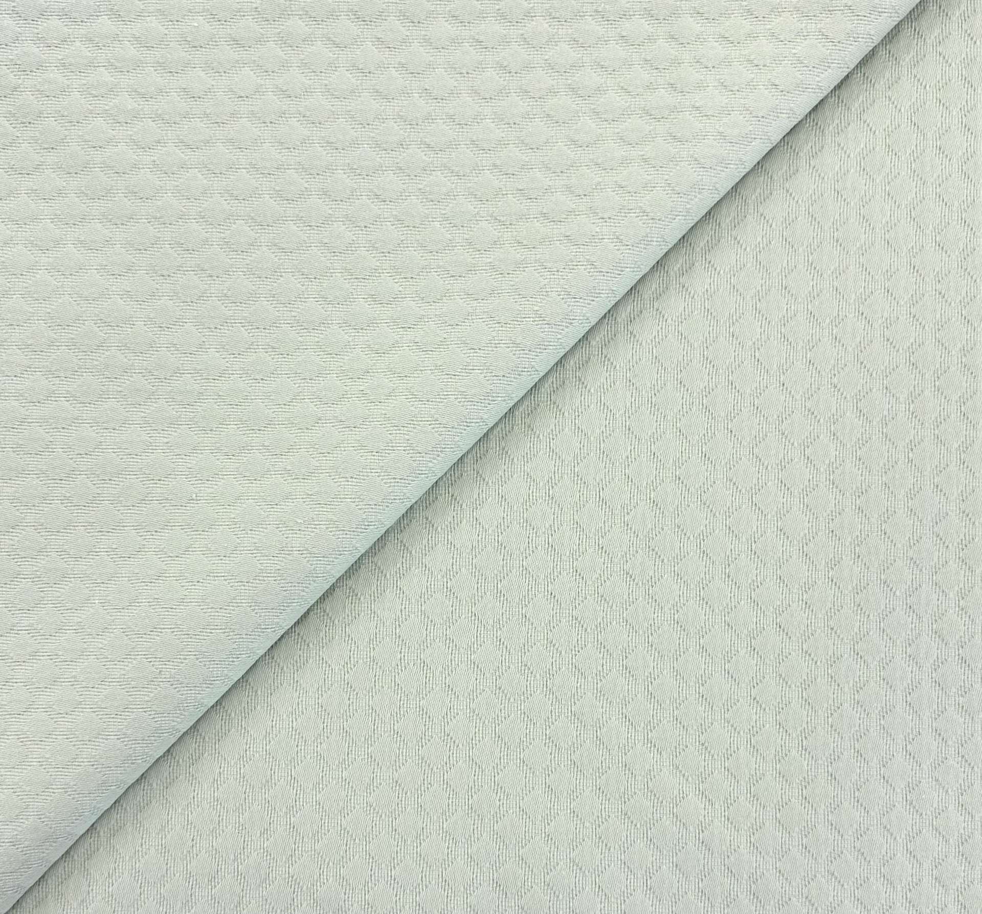 Upholstery Cotton Diamond Brocade in Mint