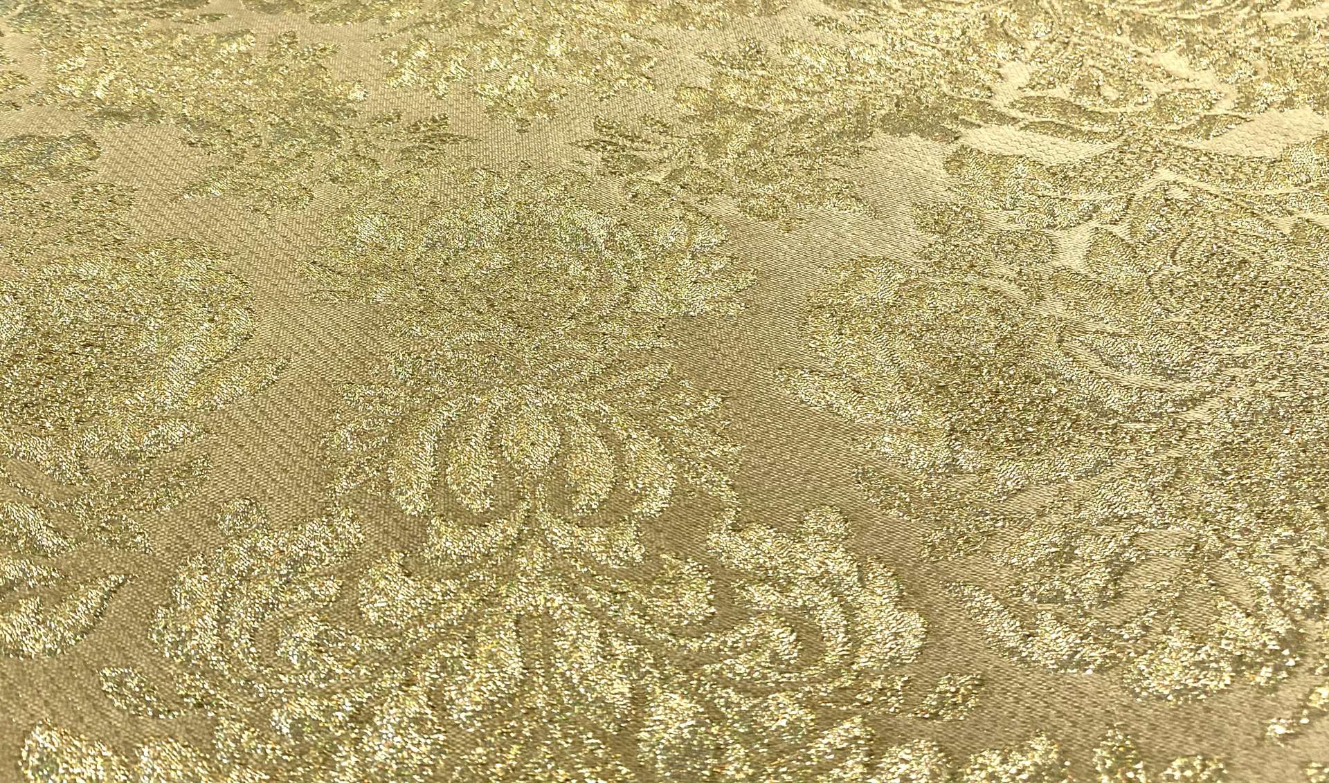 Italian Metallic Brocade in Gold