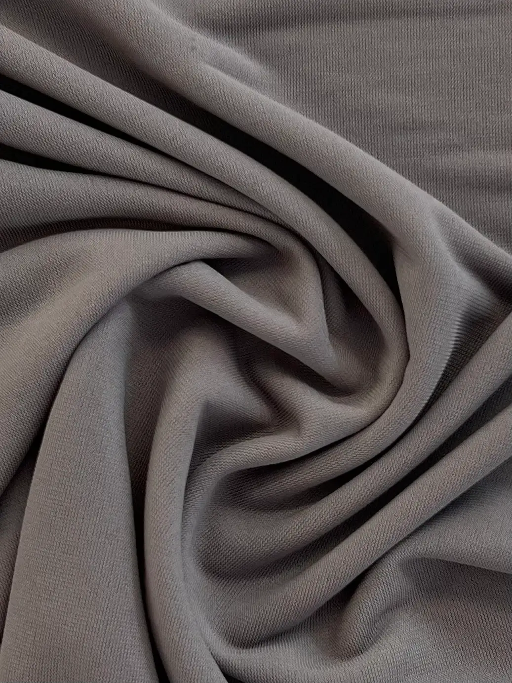 Stretch Tissue Viscose Jersey in Silvery Taupe