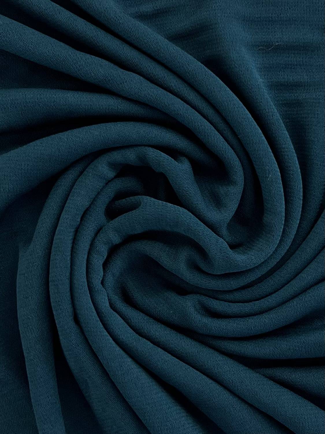 Stretch Tissue Viscose Jersey in Dark Teal