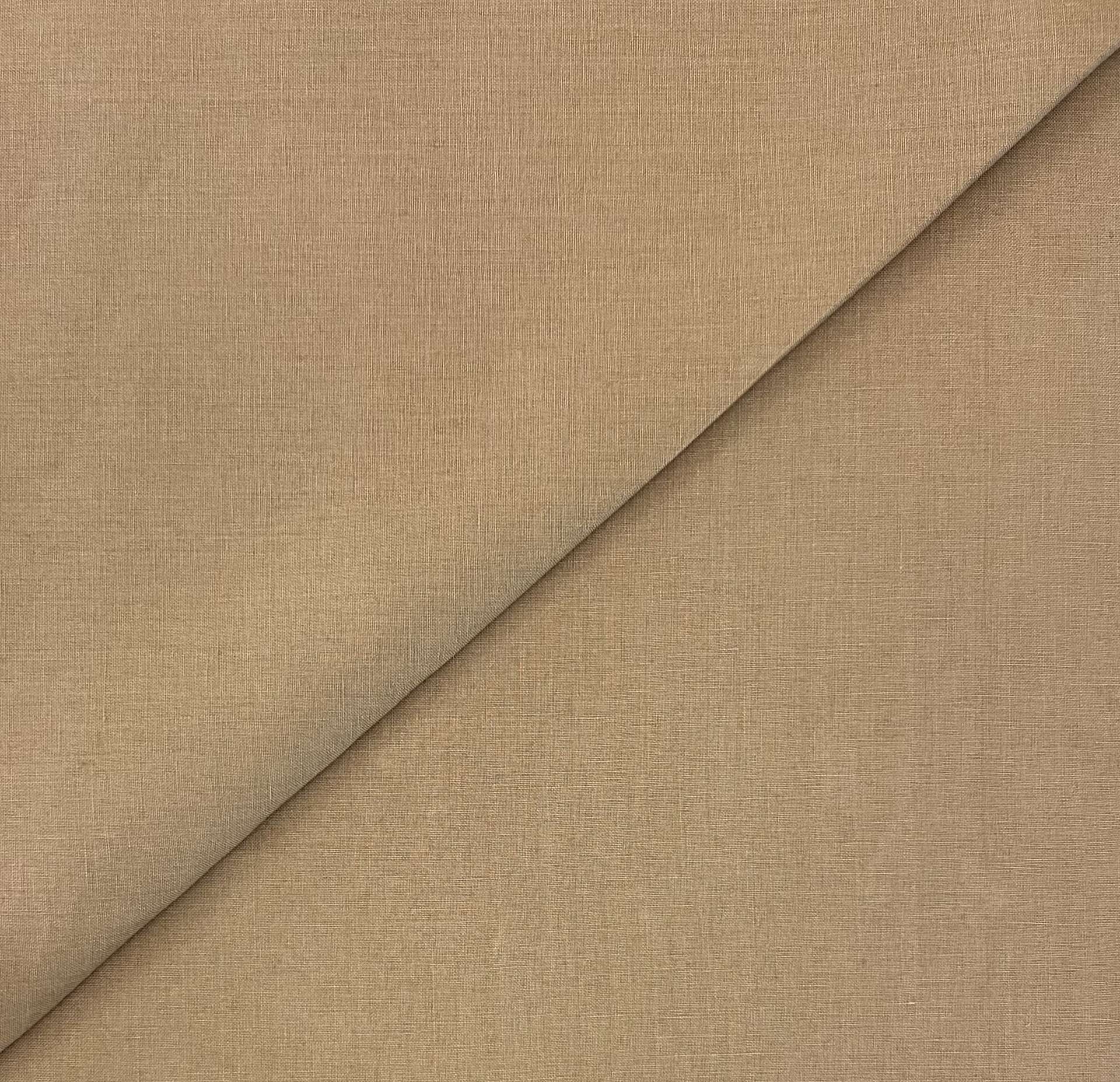 Finest Irish Linen Suiting in Paper Bag Brown