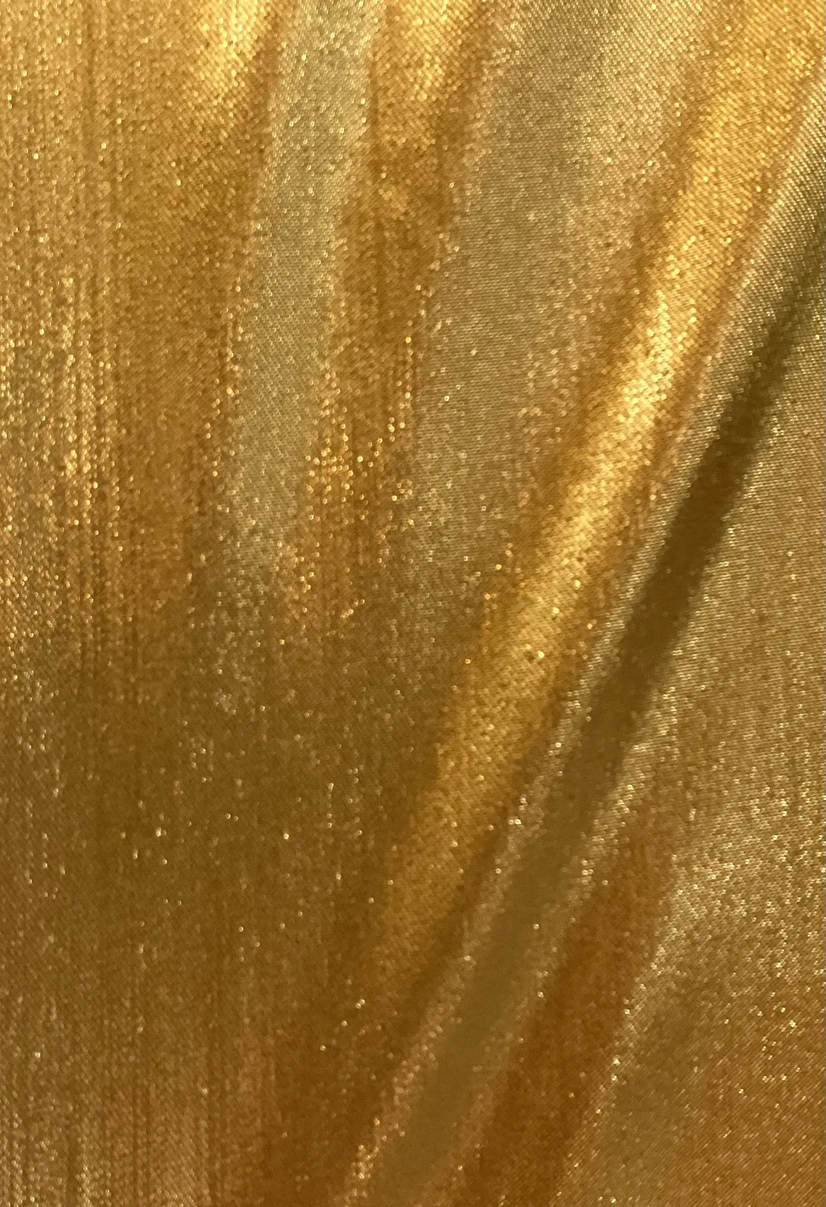 Metallic Stretch Twill Gold