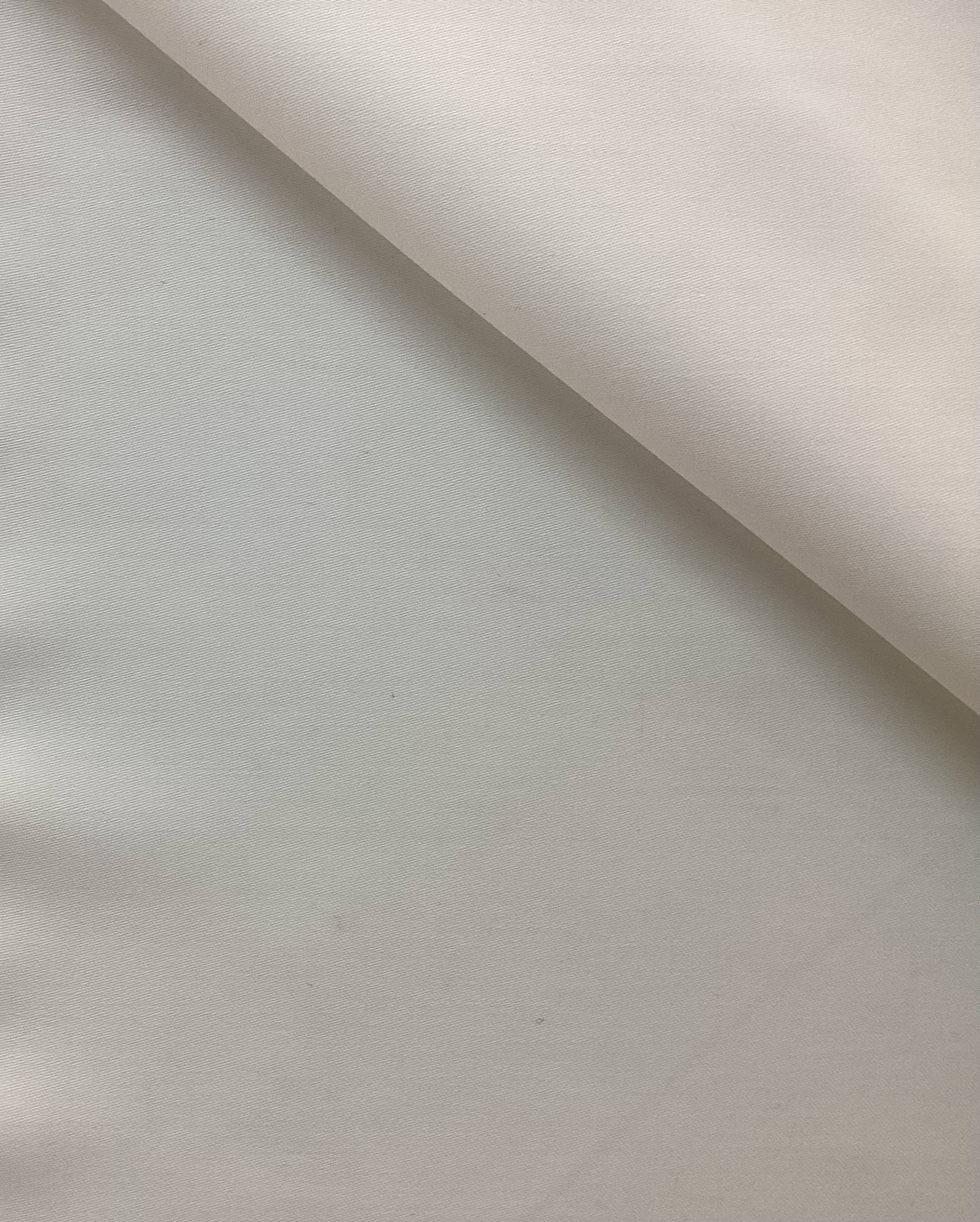 Cotton Fine Twill in Eggshell