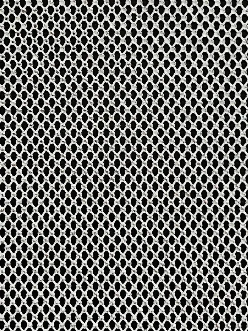 Made in Spain Micro Crystal Mesh in Silver