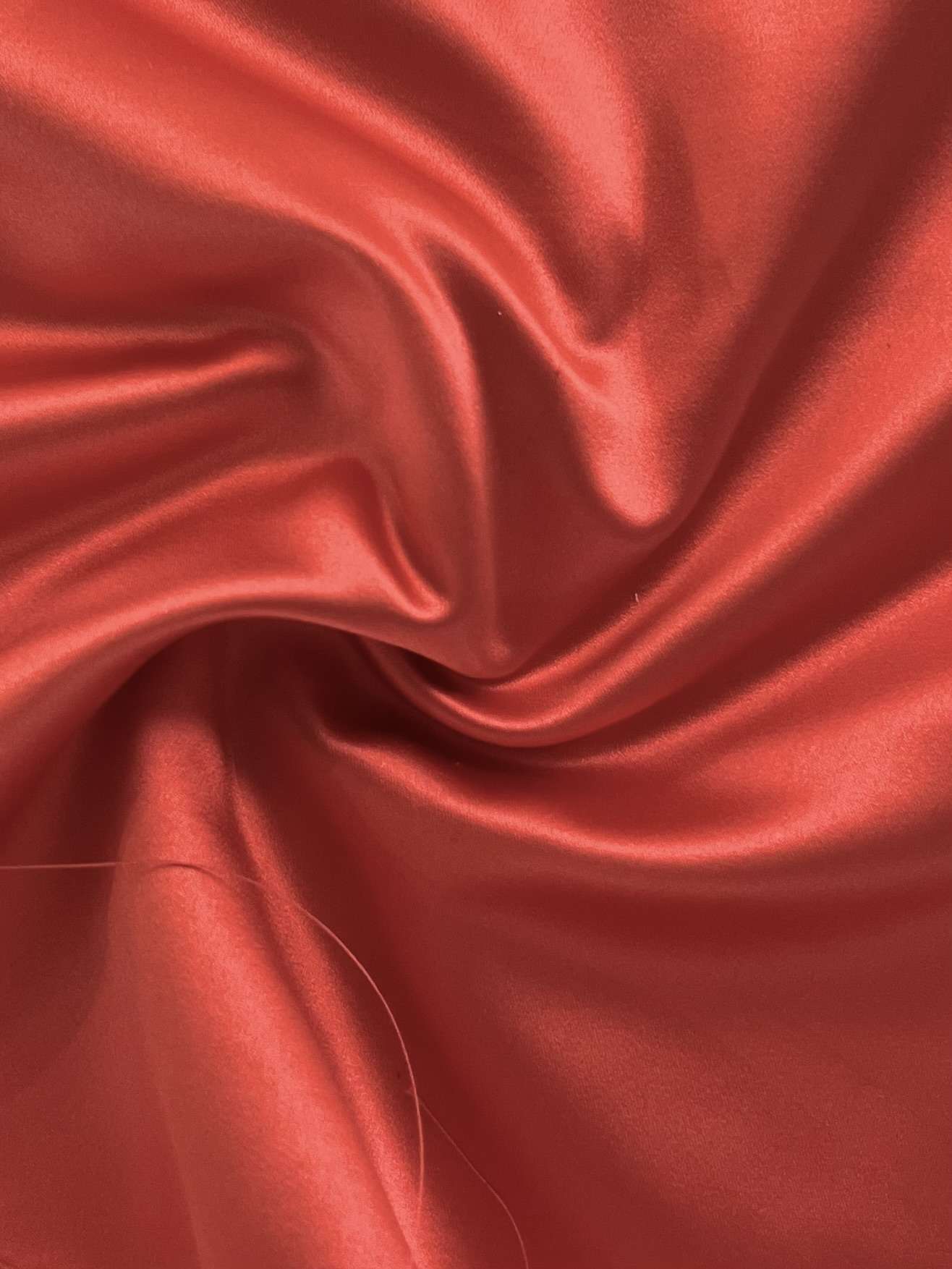 Pure Silk Duchesse Satin in Red