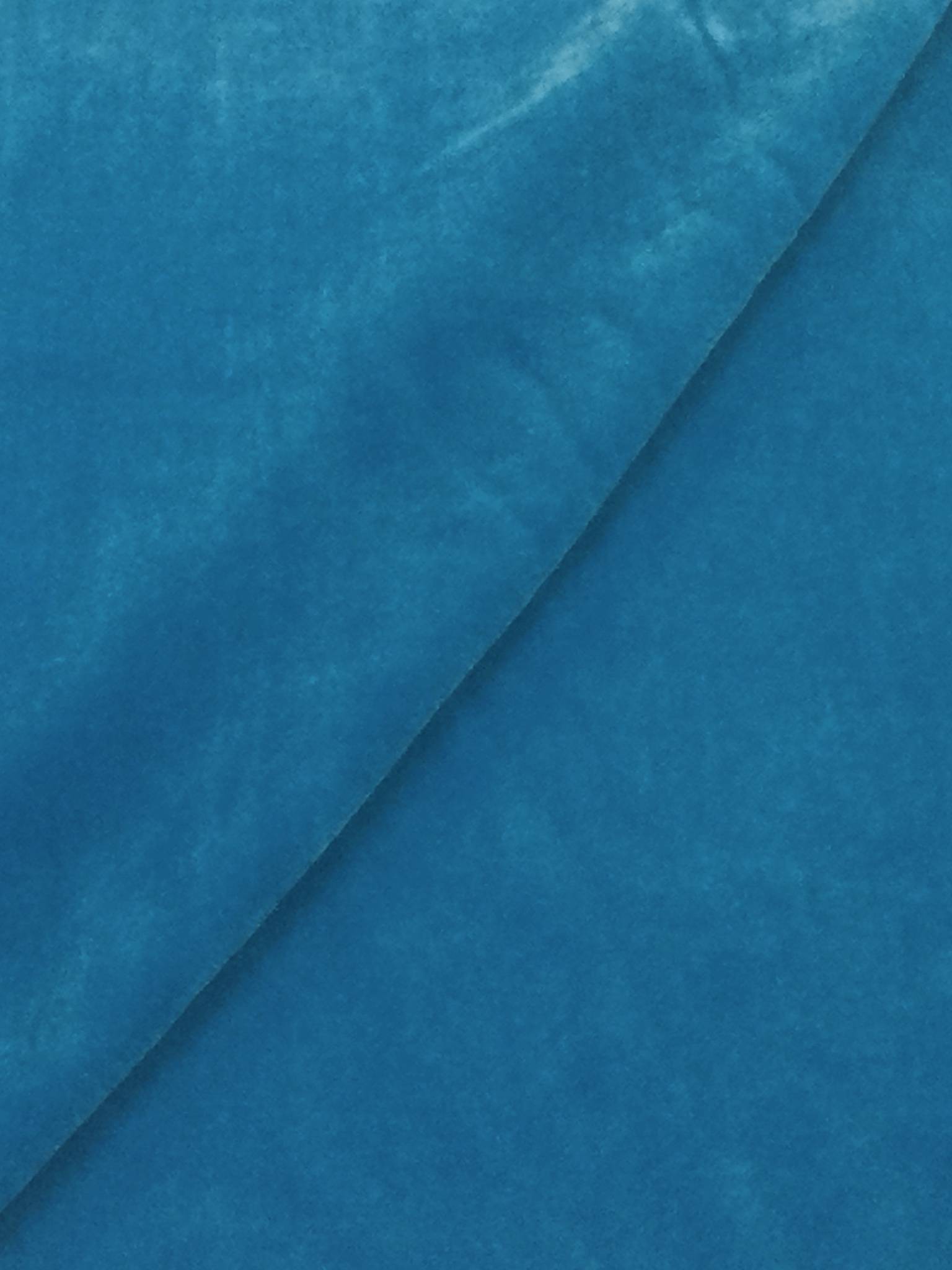Scnp Silk and Rayon Velvet in Peacock