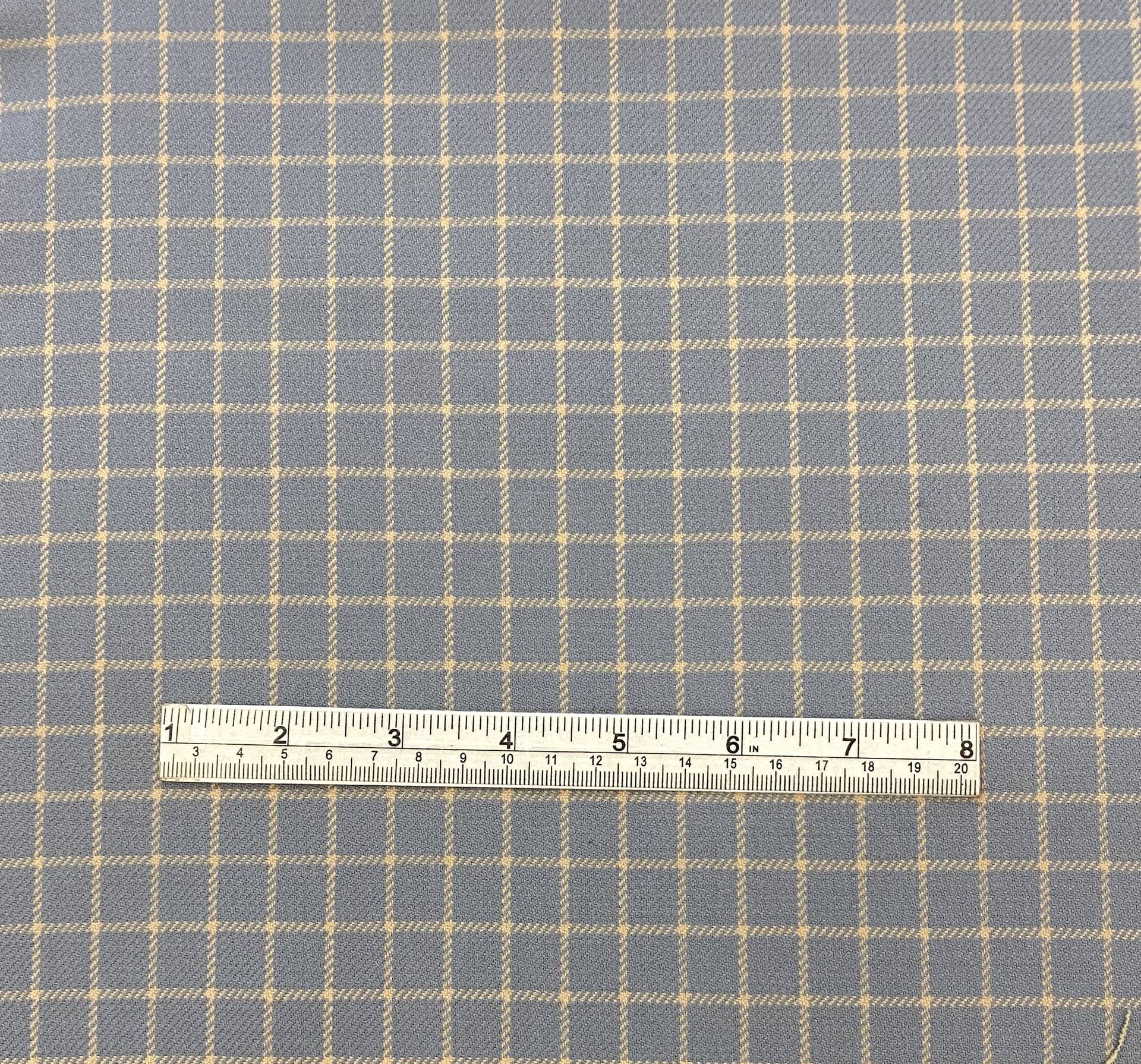 Made in Italy 100% Wool Windowpane