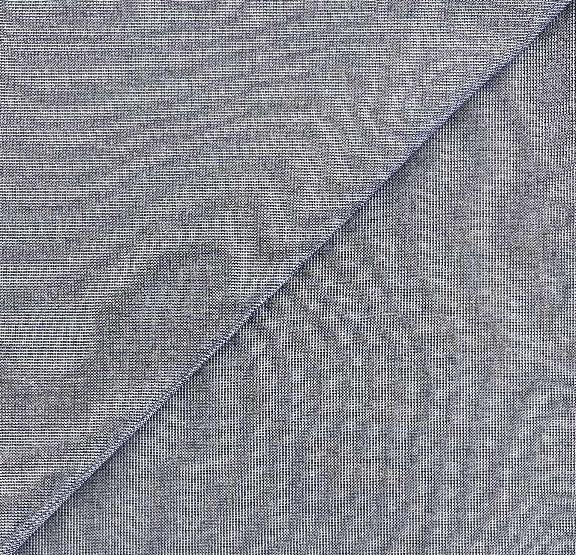 Sustainable Cotton Dobby Shirting in Navy