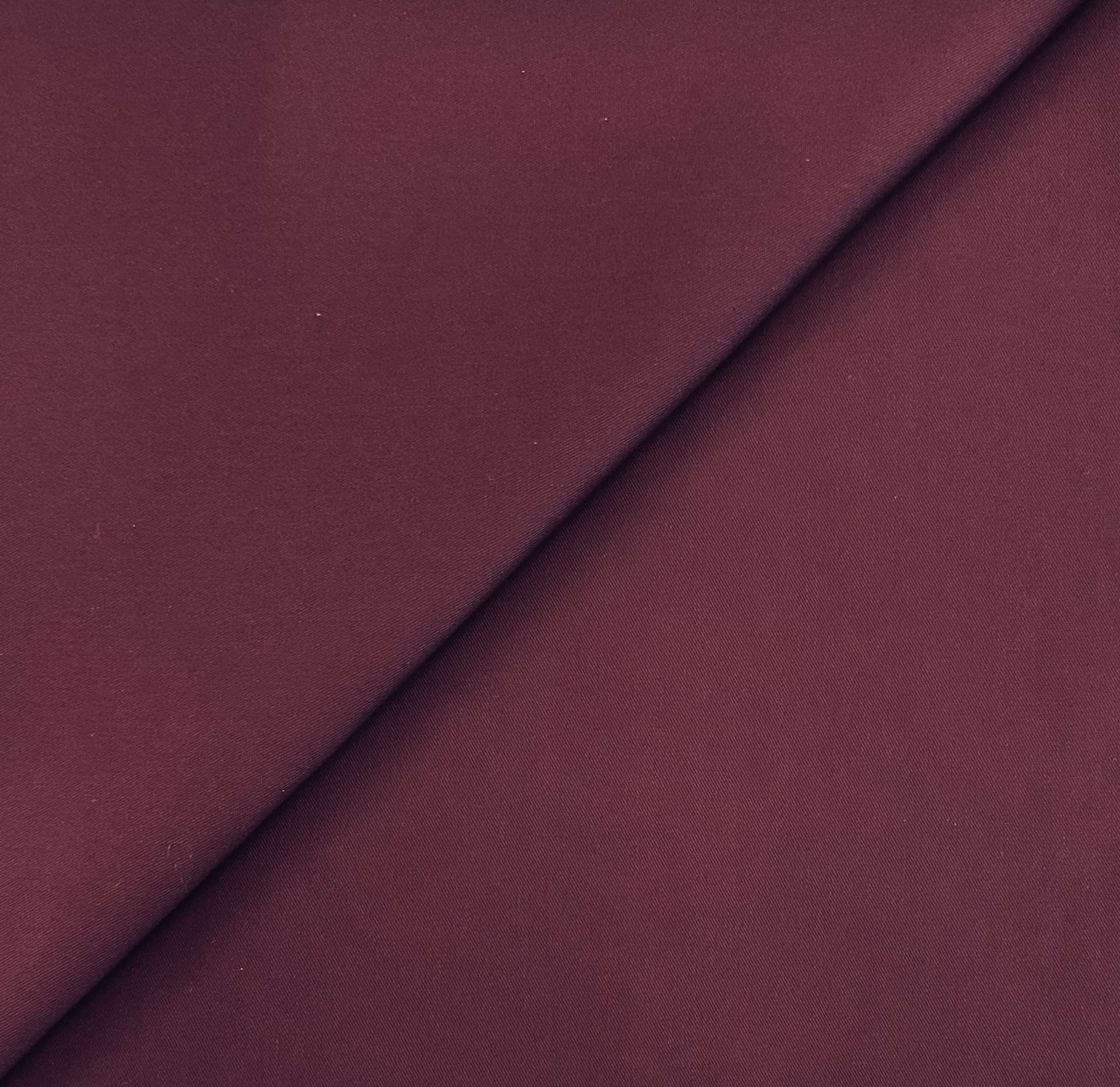 Cotton & Polyester Twill in Maroon