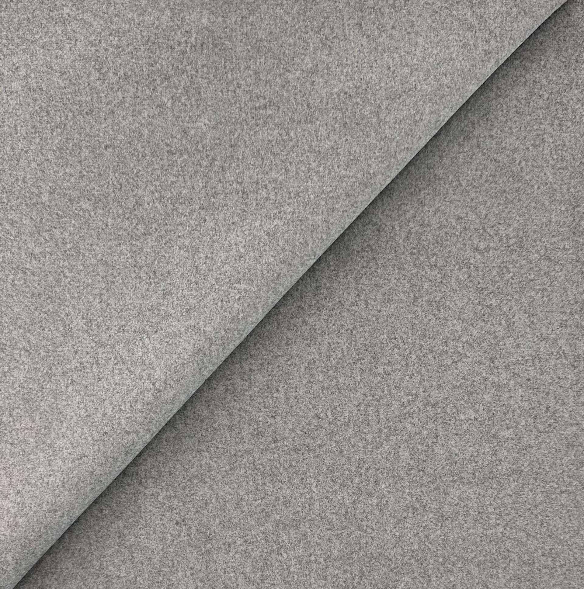 French Polyester Felted Coating in Grey