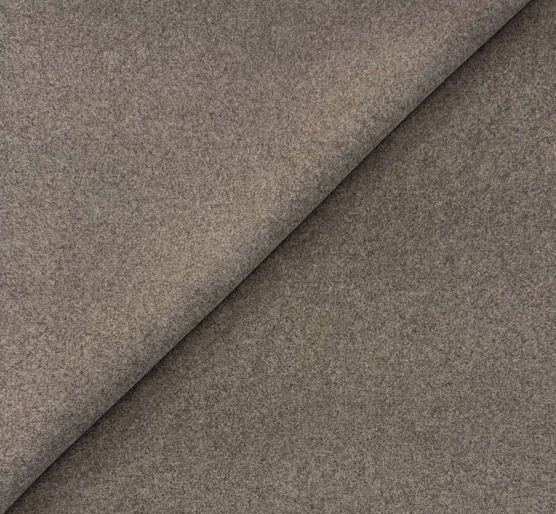 French Polyester Felted Coating in Taupe