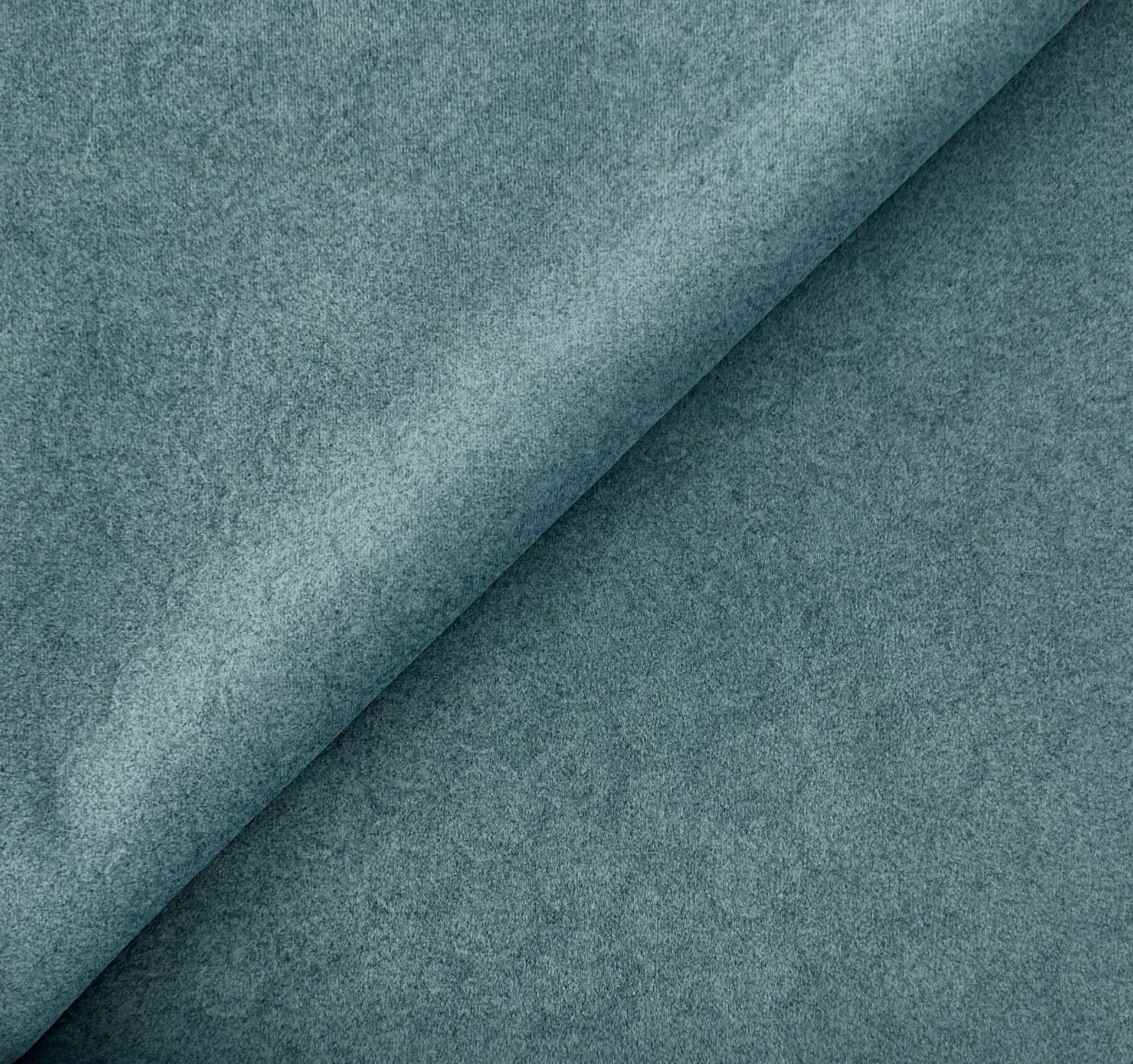 French Polyester Felted Coating in Blue