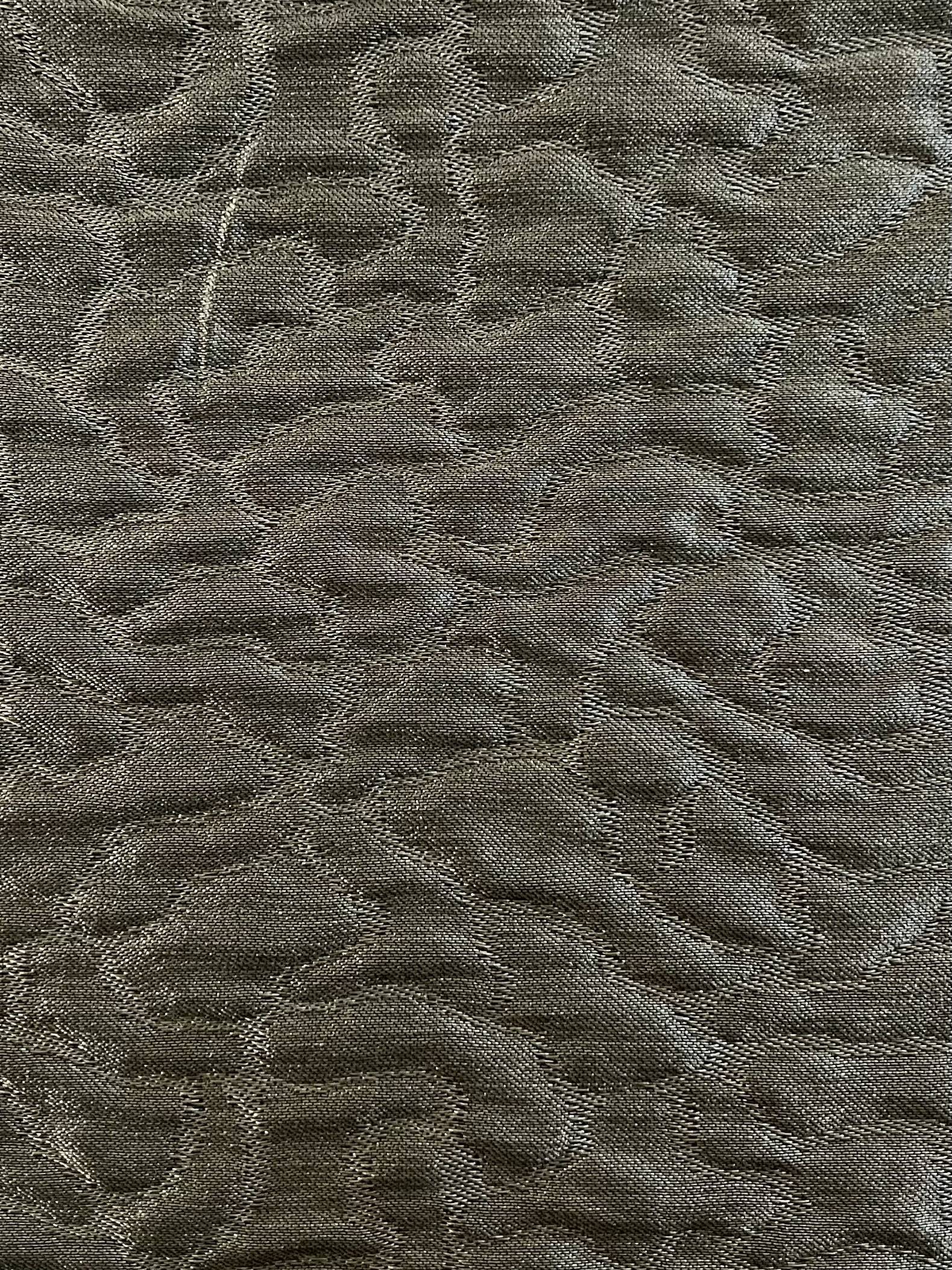 Astrakhan Lurex Jacquard in Olive Oil