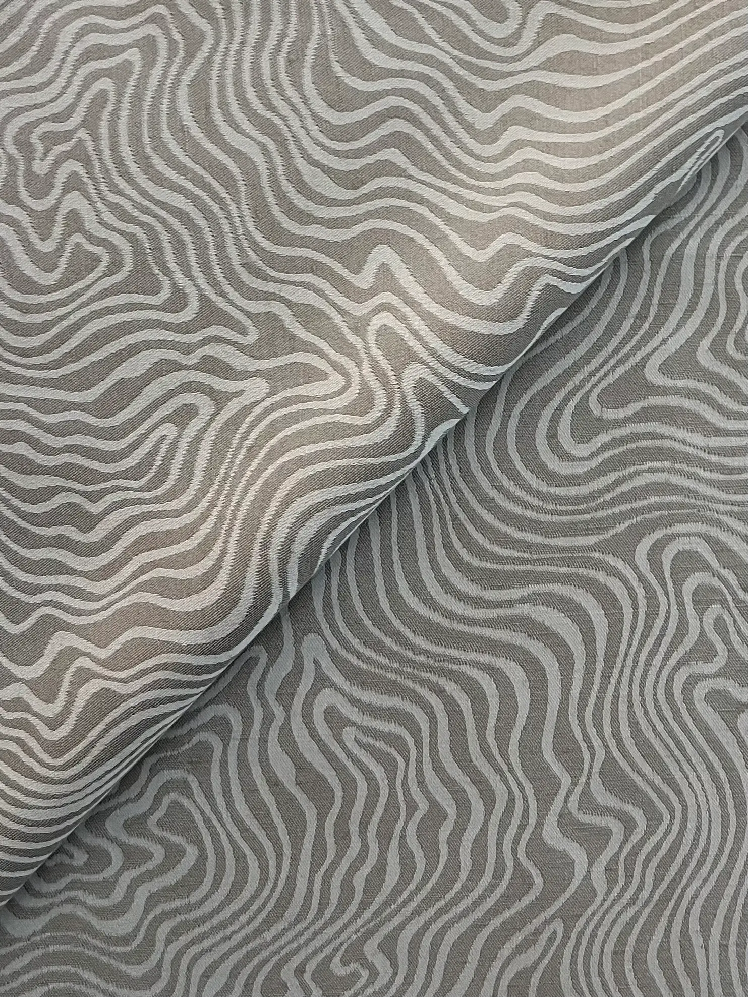 Viscose & Acetate Jacquard in Beige