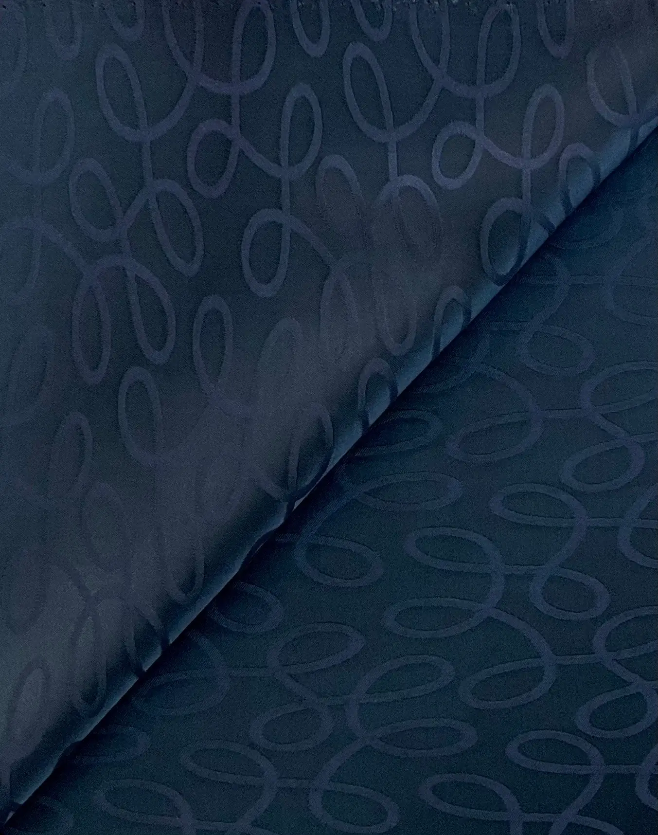 Viscose &Acetate Jacquard in Navy