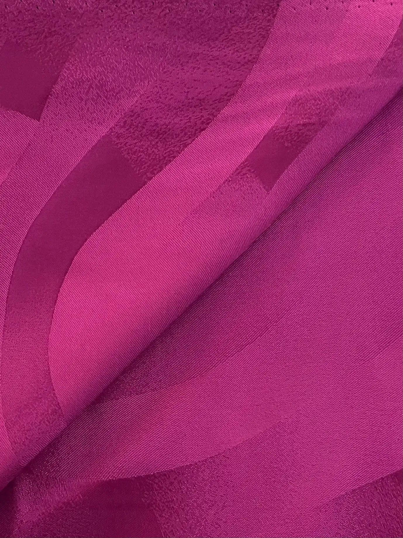 Viscose Acetate Wave Jacquard Royal Fuchsia