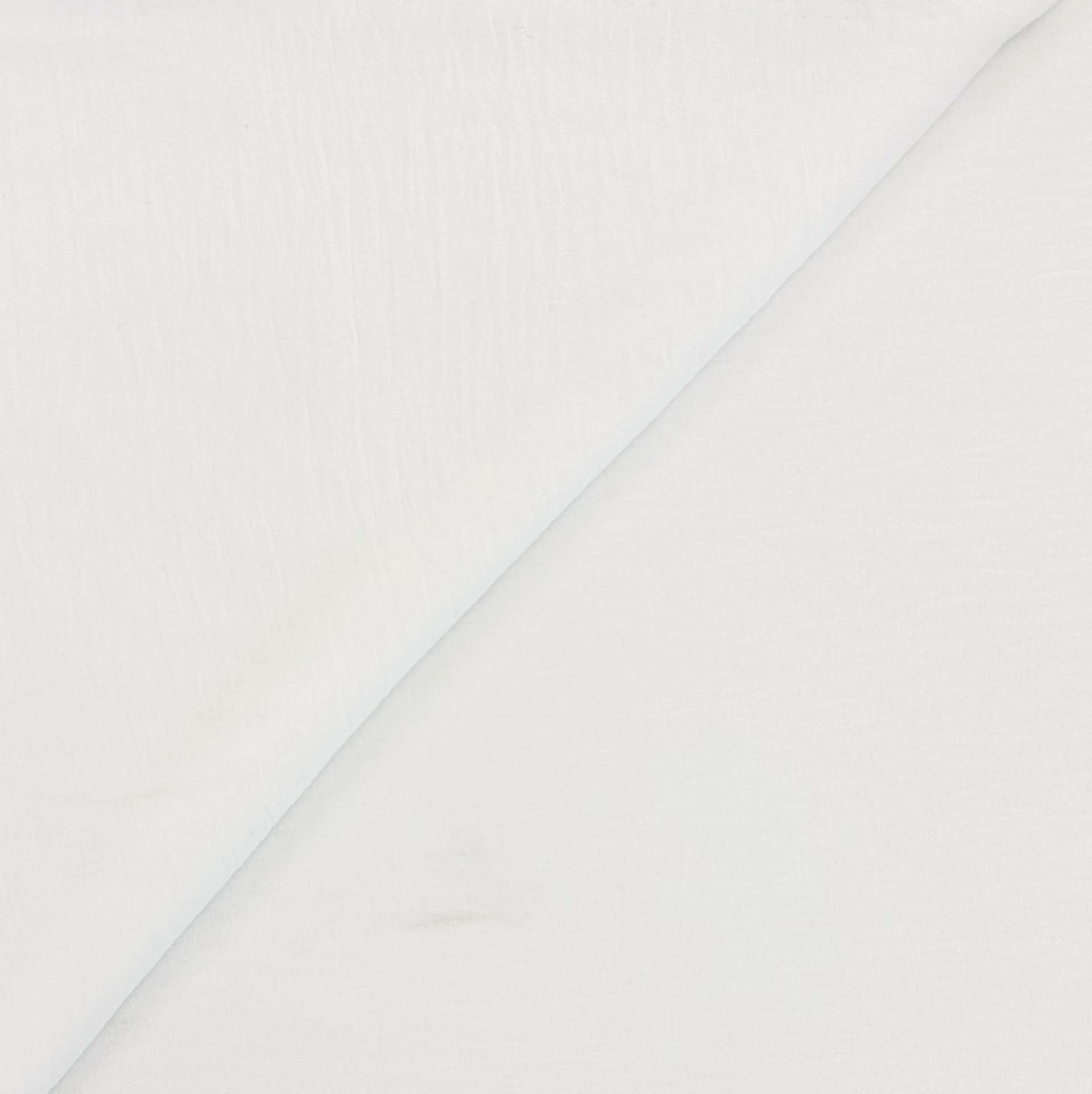 Textured Polyester Georgette in Optic White
