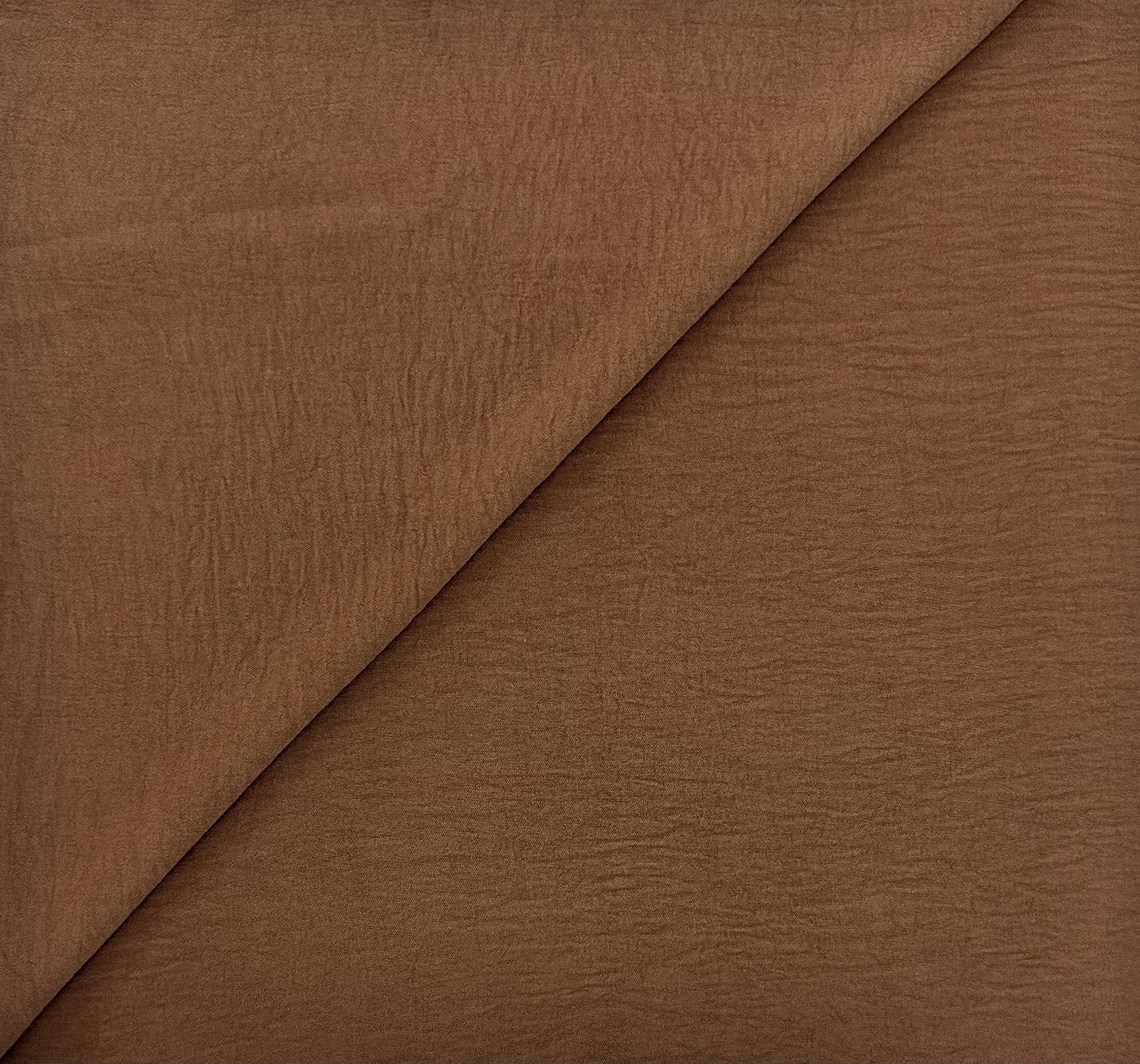 Textured Polyester Georgette in Cinnamon