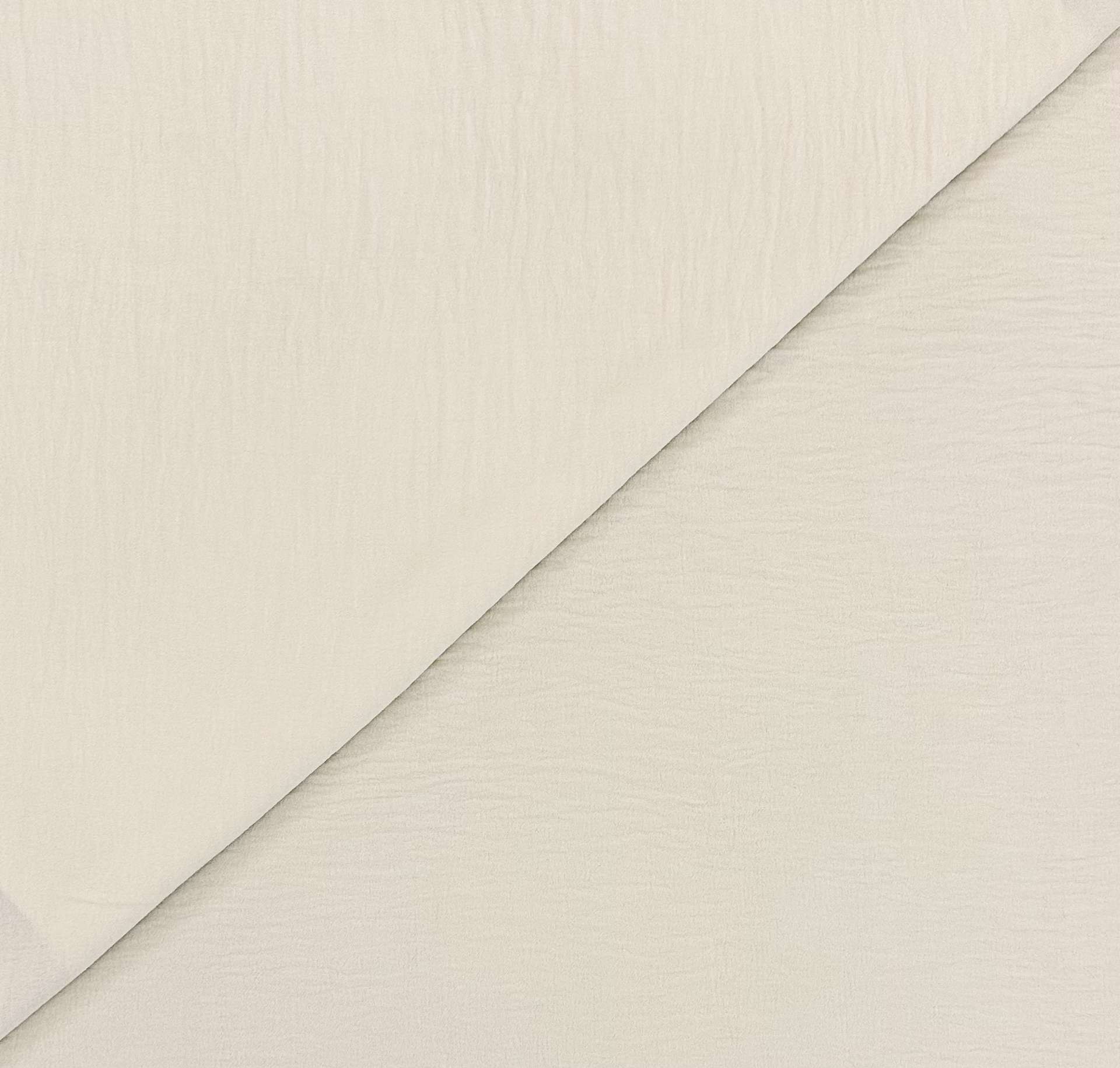 Textured Polyester Georgette in Eggshell