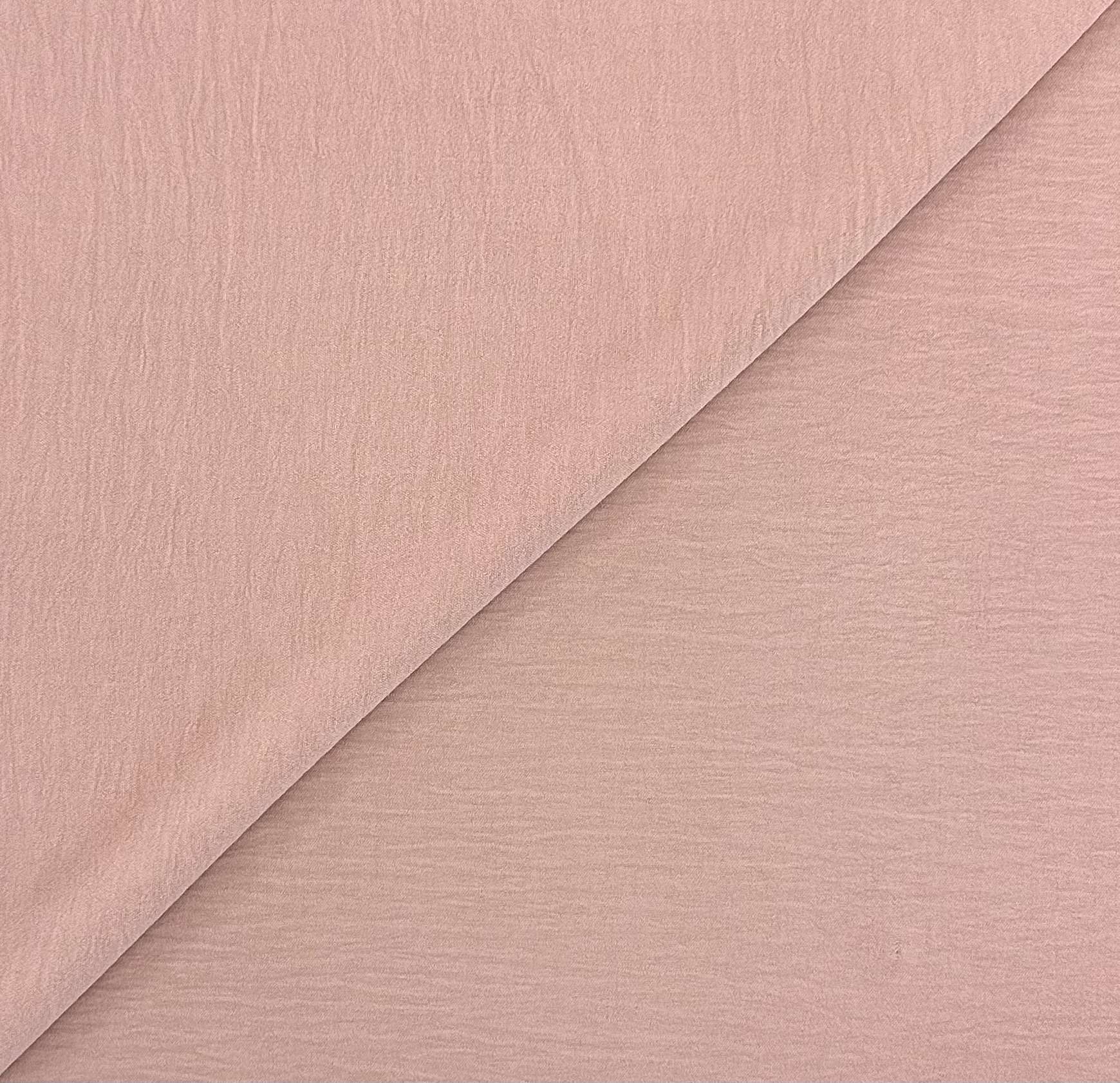 Textured Polyester Georgette in Dusty Pink