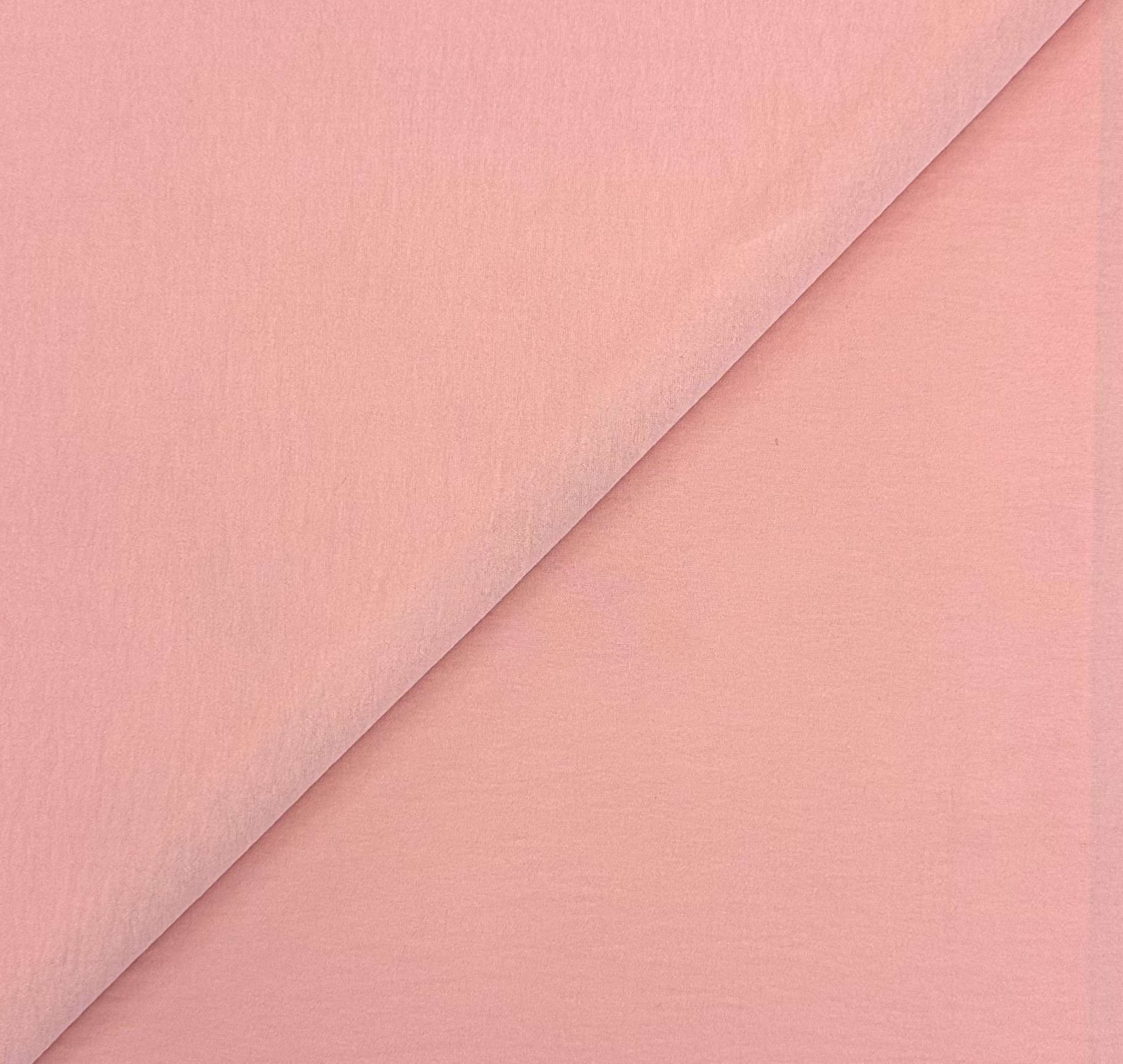 Textured Polyester Georgette in Bubblegum Pink