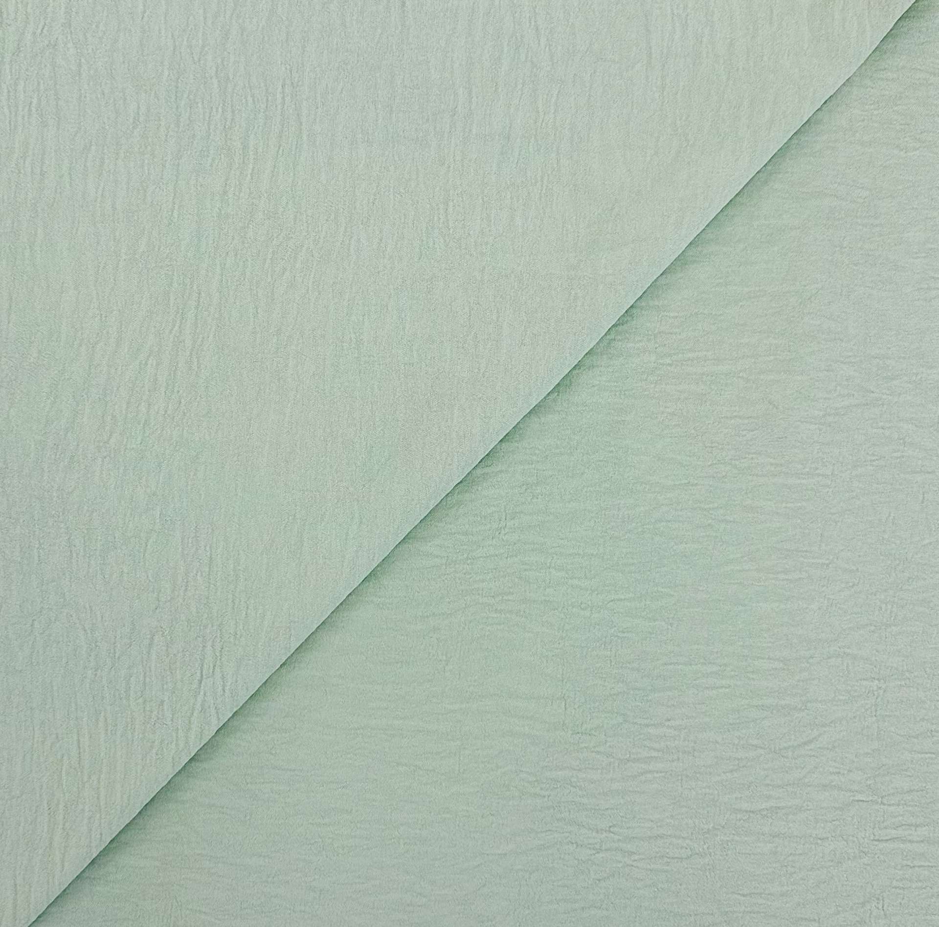 Textured Polyester Georgette in Sea Green