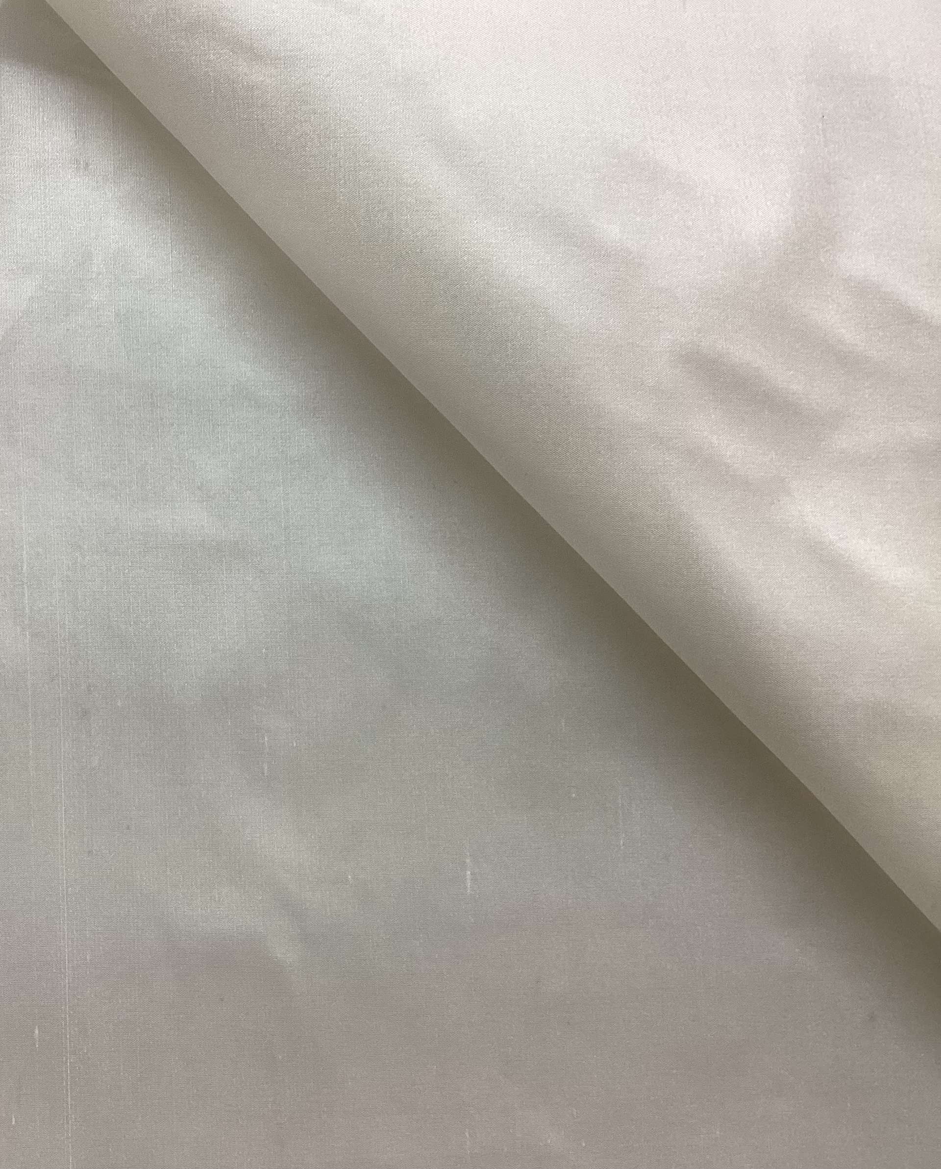 Pure Silk Duppioni in Eggshell