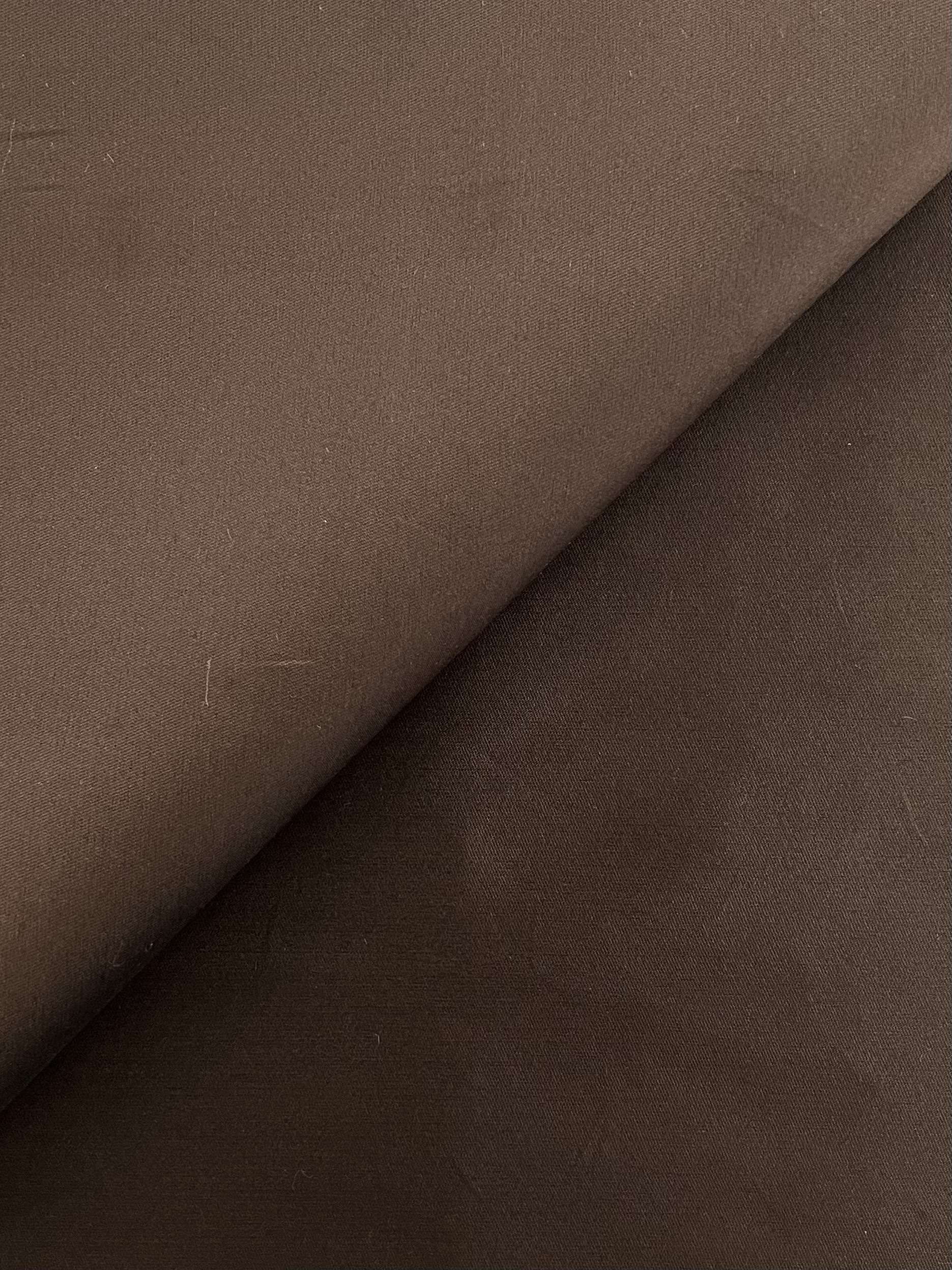 Silk & Polyester Mikado in Cocoa