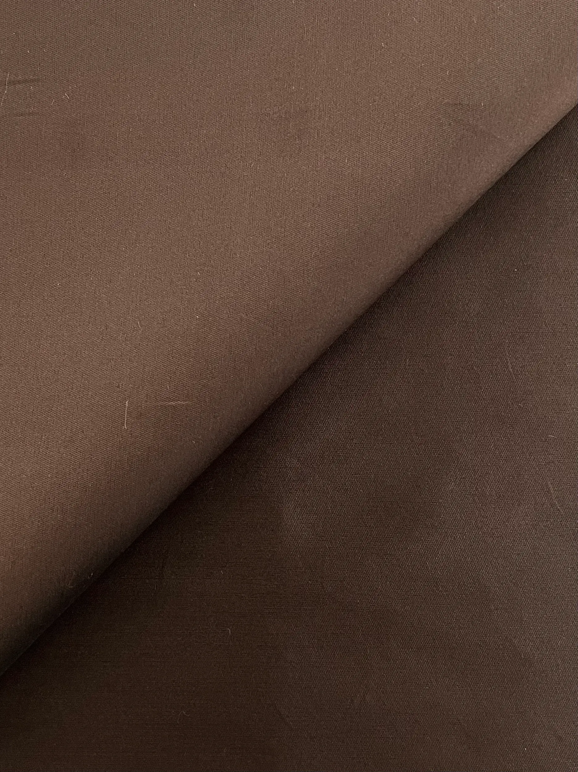 Silk & Polyester Mikado in Cocoa